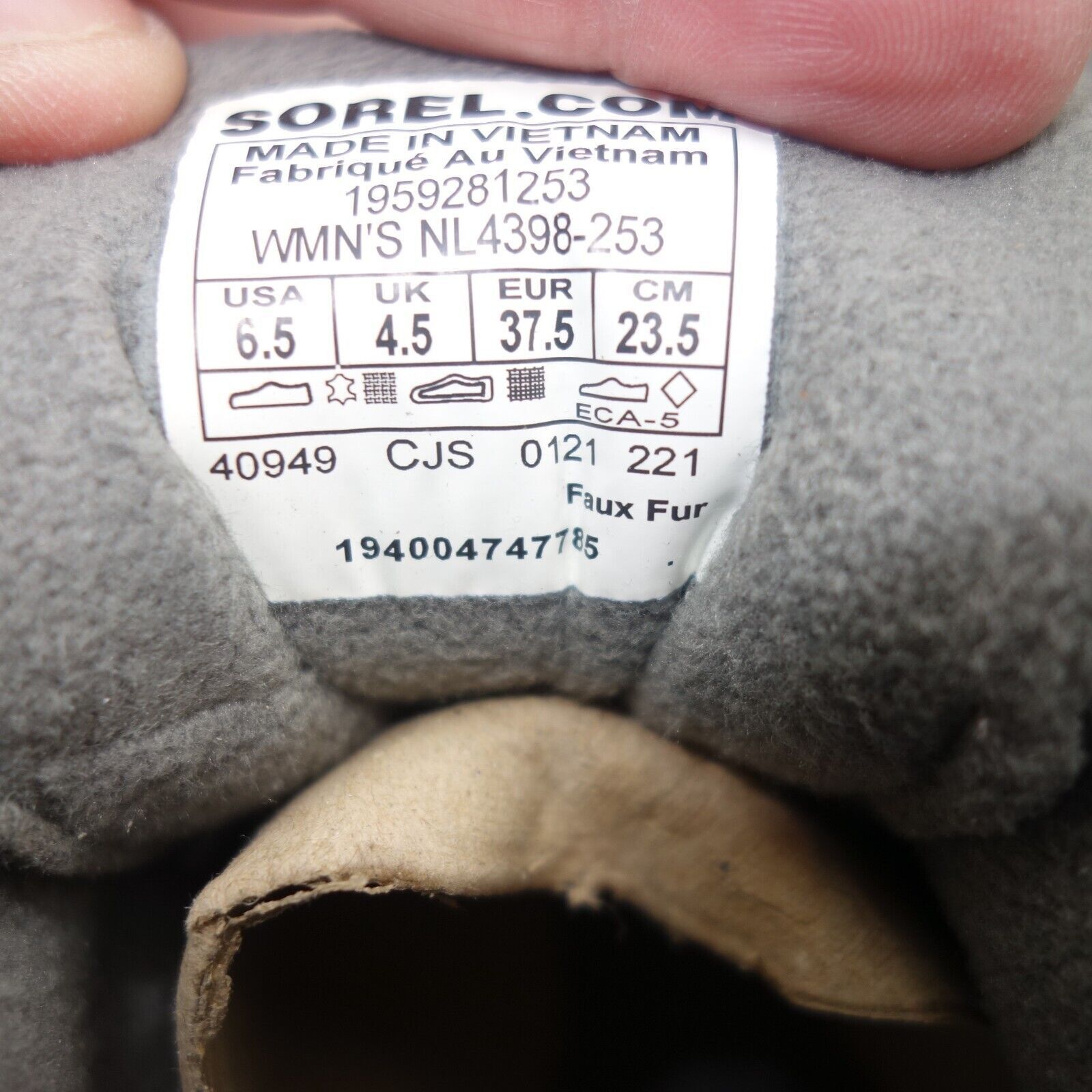SOREL NEW Sorel Kinetic Caribou Waterproof Boots Women’s 6.5 Size US 6.5 / IT 36.5 - 7 Thumbnail