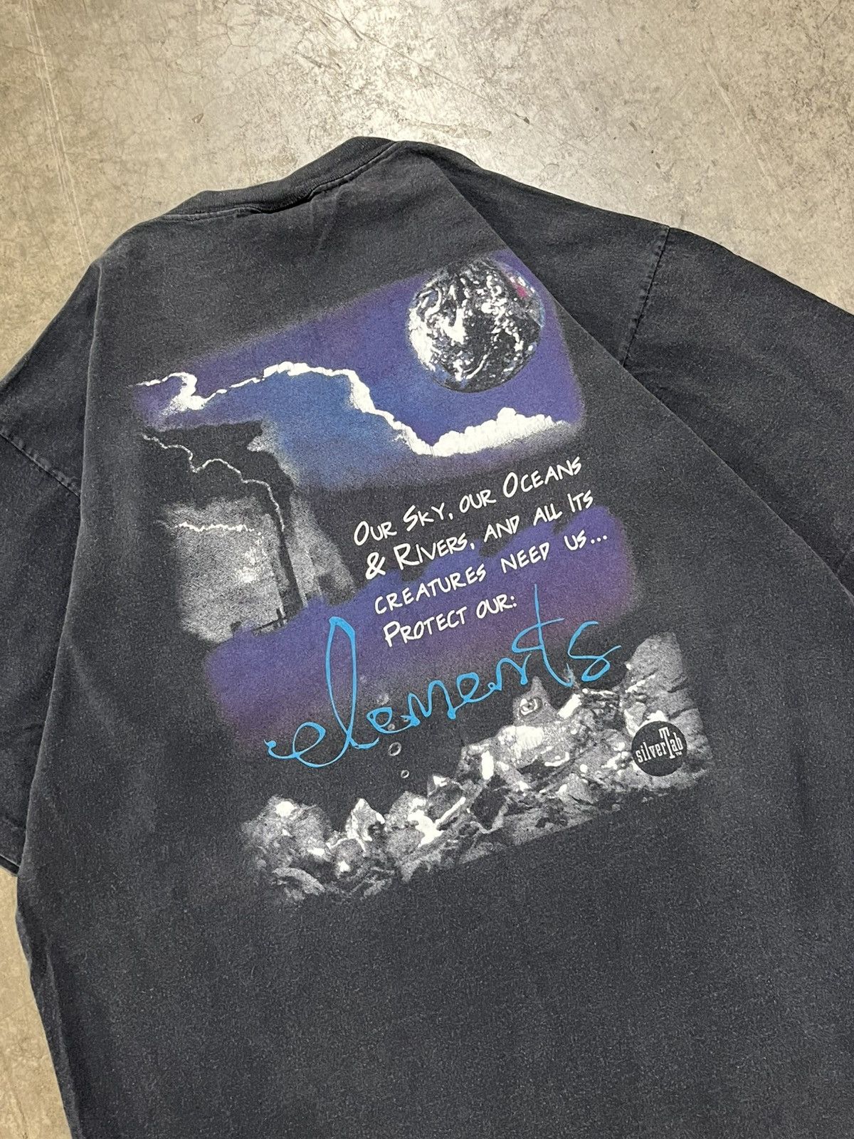 Levi's × Vintage Vintage silver tab elements tee shirt rare boxy faded Size US M / EU 48-50 / 2 - 3 Thumbnail