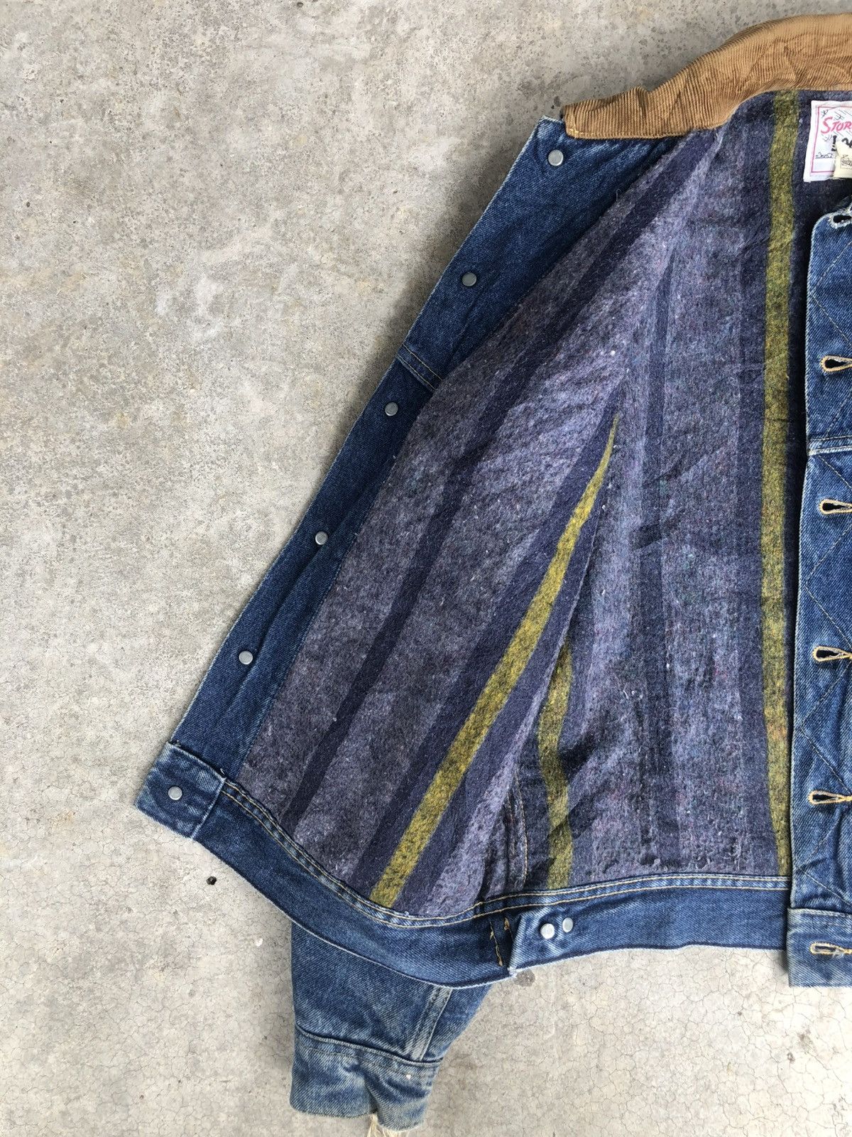 Lee Vintage 70’s Lee Storm Rider Blanked Lined Denim Jacket Size US L / EU 52-54 / 3 - 9 Thumbnail