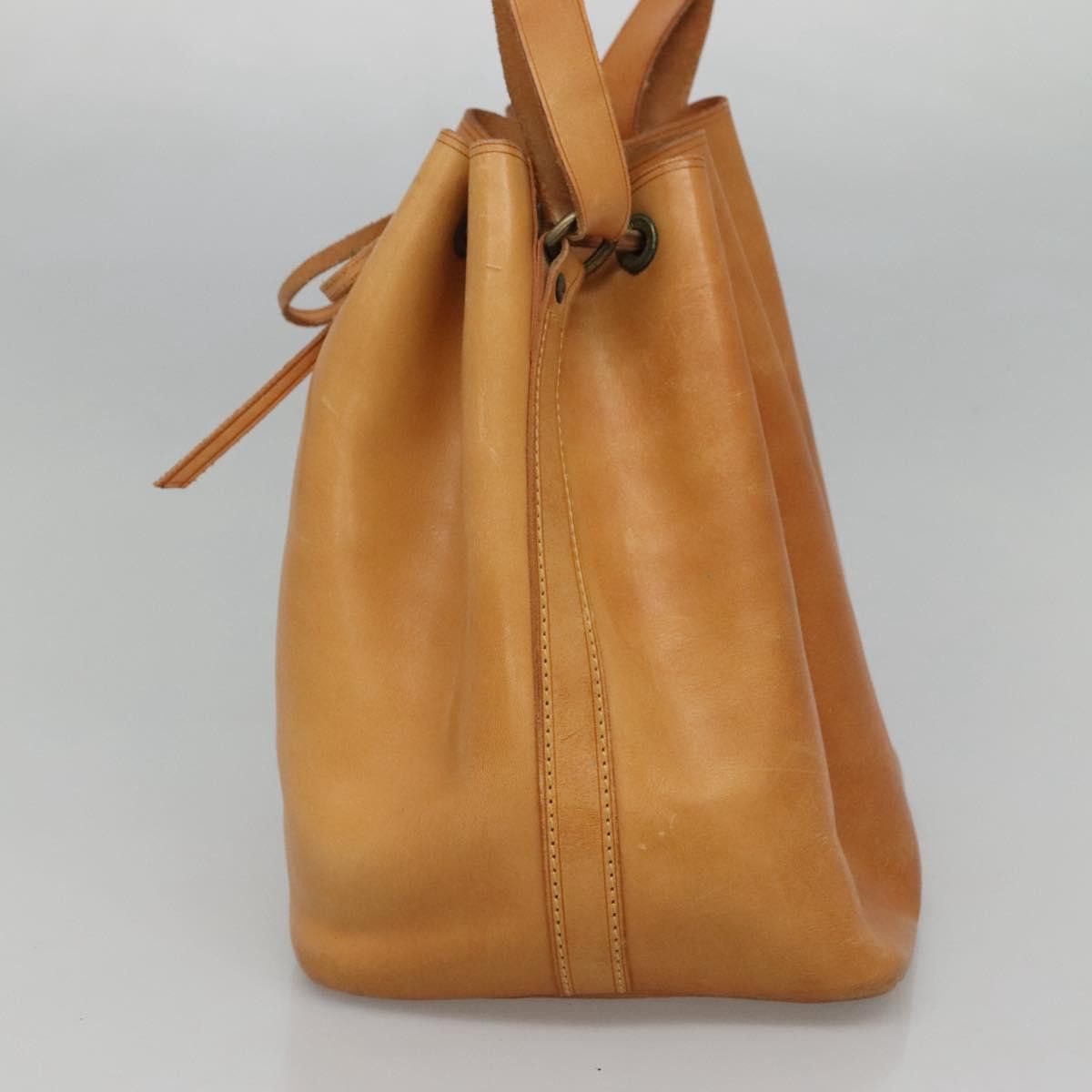 Louis Vuitton LOUIS VUITTON Nomad Leather Petit Noe Shoulder Bag Beige Size ONE SIZE - 4 Thumbnail