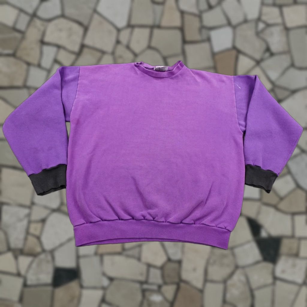 Logo Athletic VINTAGE Logo Athletic Sweatshirt Mens Large Purple Crewneck Pullover 90s Cotton Polyester Fleece Size US L / EU 52-54 / 3 - 1 Thumbnail