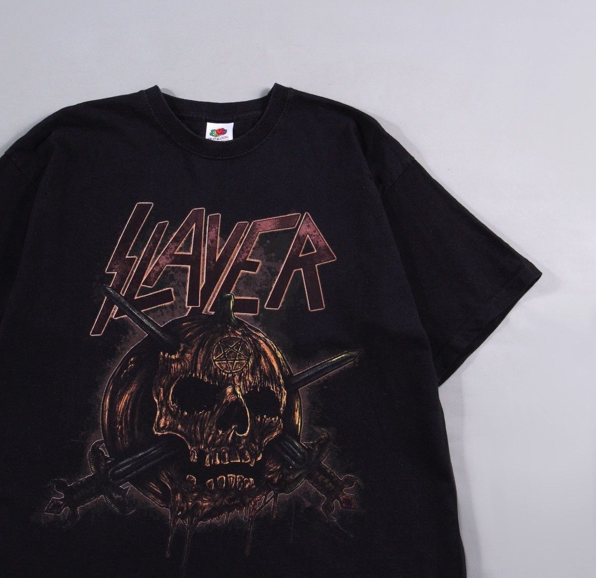Slayer Slayer Vintage Official Metal Black Rock Tour Tee T Shirt M Size US M / EU 48-50 / 2 - 2 Thumbnail