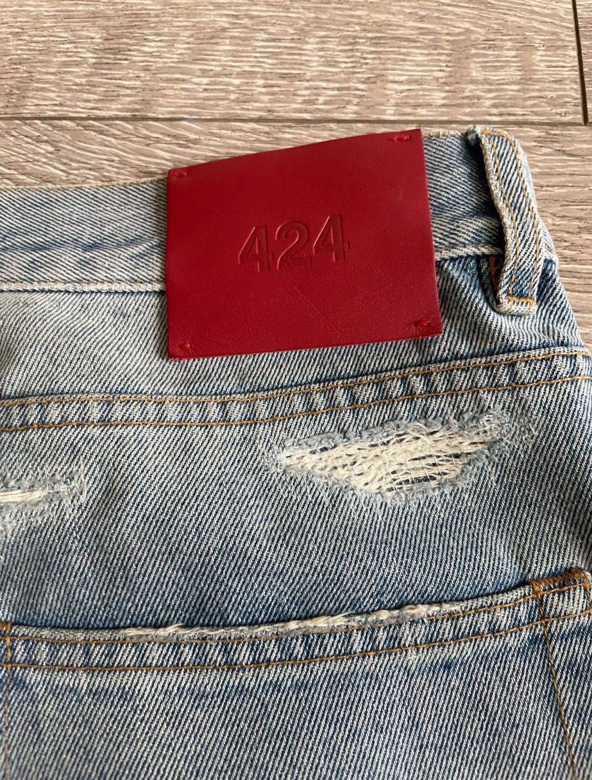 424 424 fw23 denim ripped jeans Size US 34 / EU 50 - 3 Thumbnail