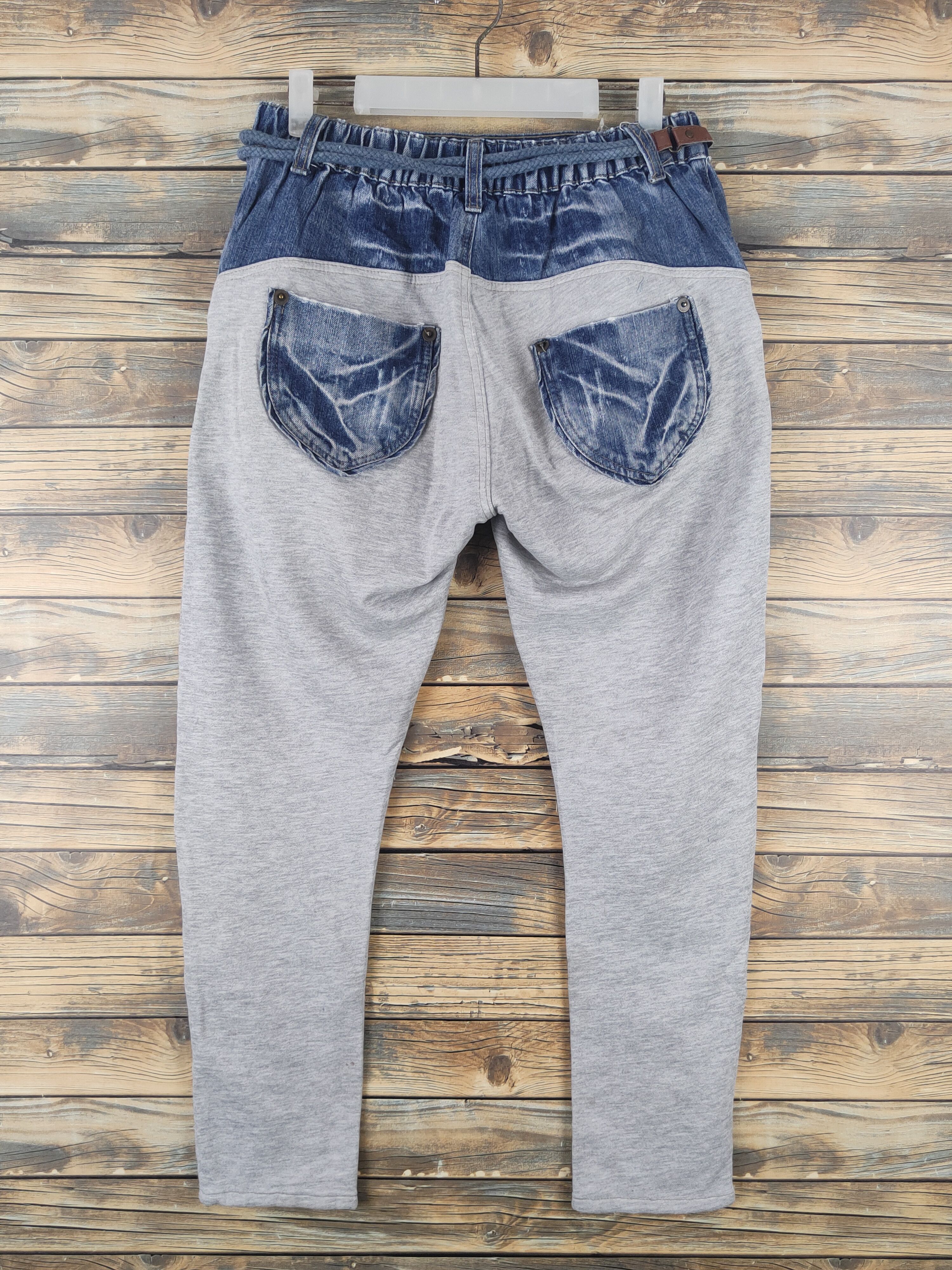 Japanese Brand DL Japanese Brand Blue Gray Multipocket Half Jeans# 46-004 Size 28" / US 6 / IT 42 - 7 Thumbnail