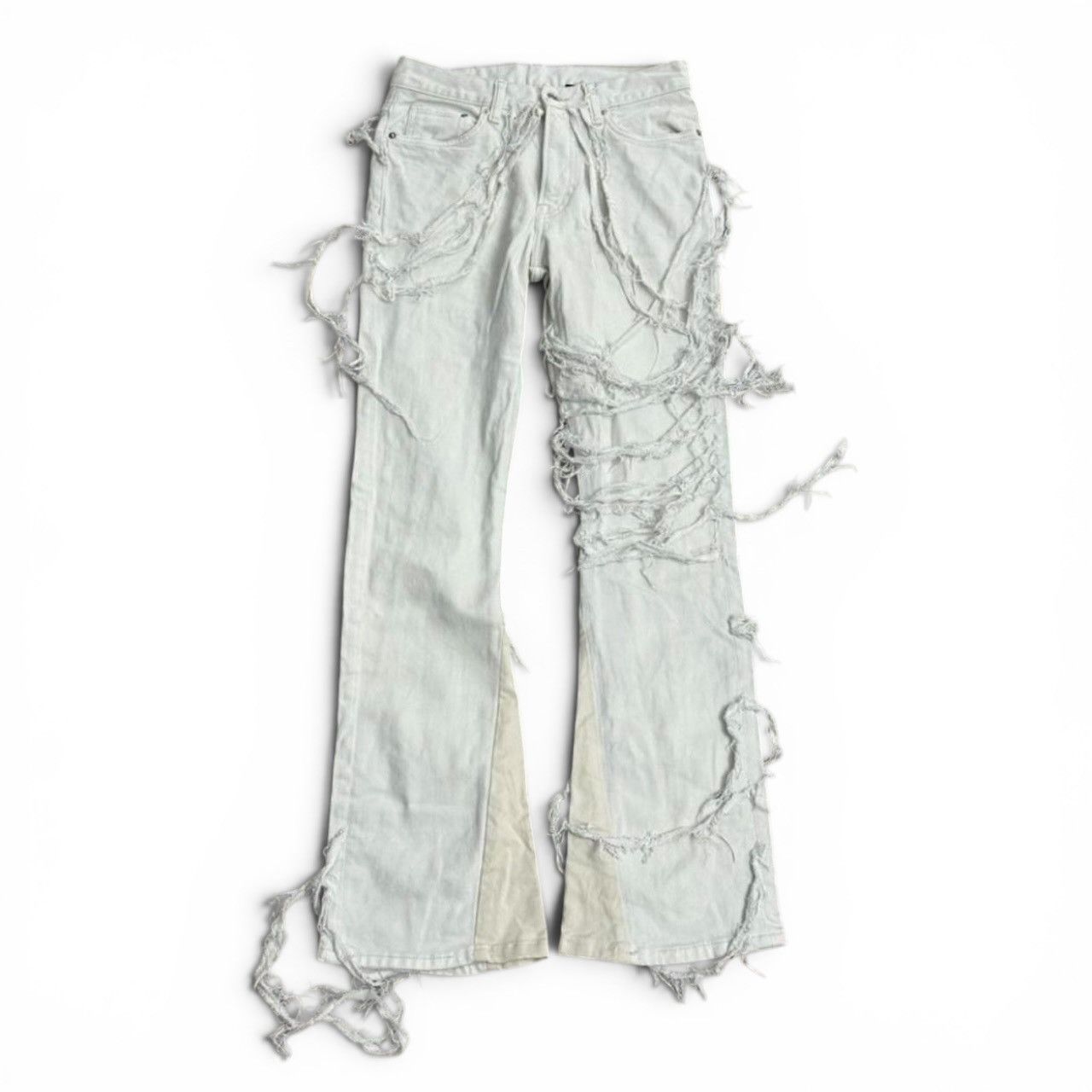 Other Shredded White Denim Tainted By Clay Size US 28 / EU 44 - 2 Thumbnail