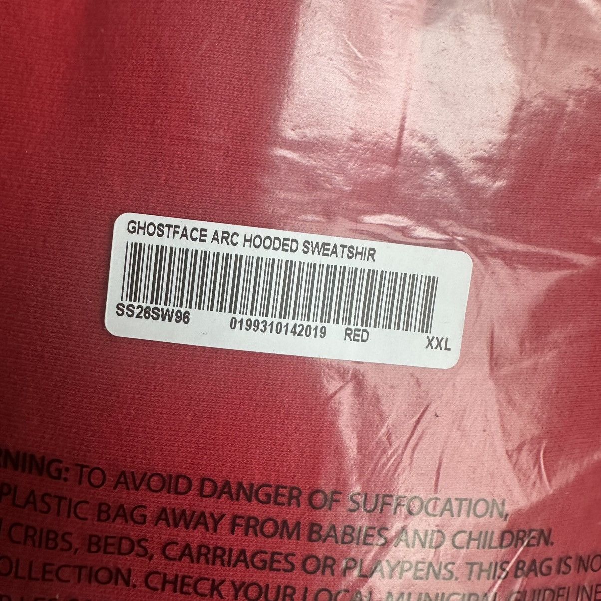 Supreme Supreme Ghostface Arc Hooded Sweatshirt Red Size XXL Size US XXL / EU 58 / 5 - 3 Thumbnail