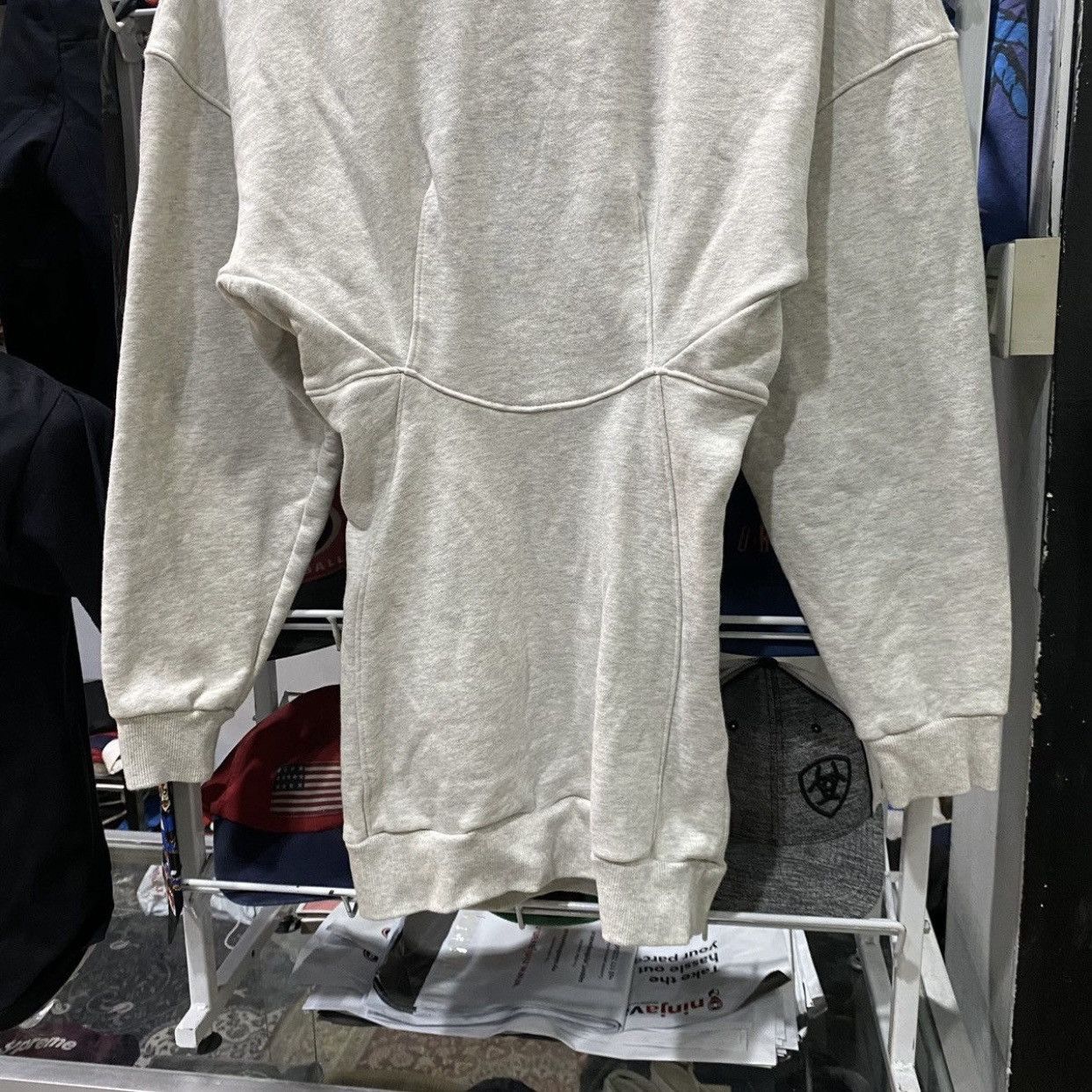 Alexander Wang Alexander Wang Corset Cinched Waist Sweatshirt Dress Grey S Size S / US 4 / IT 40 - 4 Thumbnail