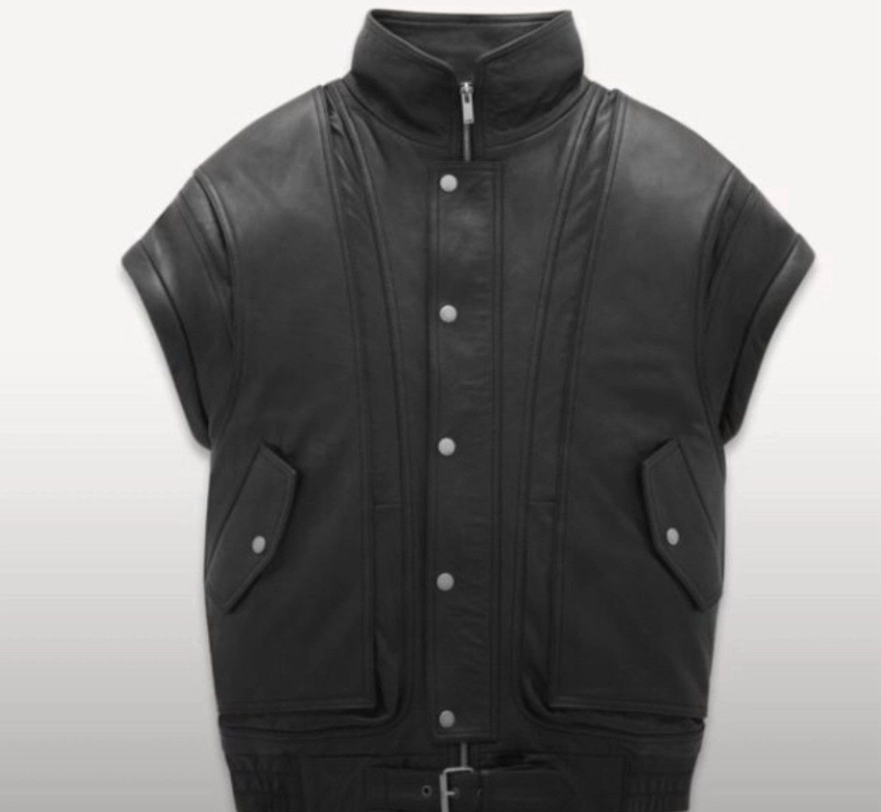 Saint Laurent Paris 🔥$8K VALUE🔥 2 in 1 Aviator Bomber Jacket in lambskin Size XS / US 0-2 / IT 36-38 - 2 Thumbnail