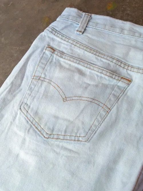 Levi's 80s Vintage Levi's 501 Made In USA Distressed Jeans 34x29 Size US 34 / EU 50 - 4 Thumbnail
