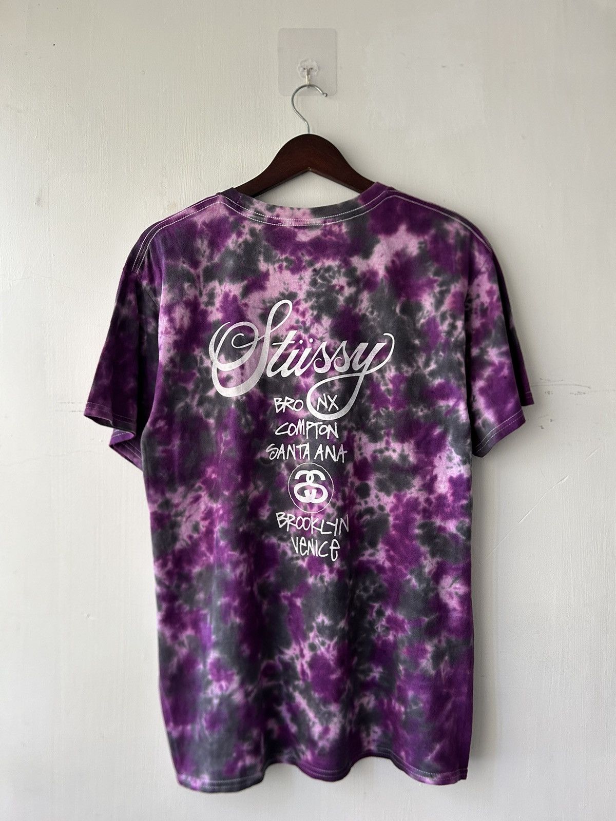 Stussy World Tour Tie-Dye Tee