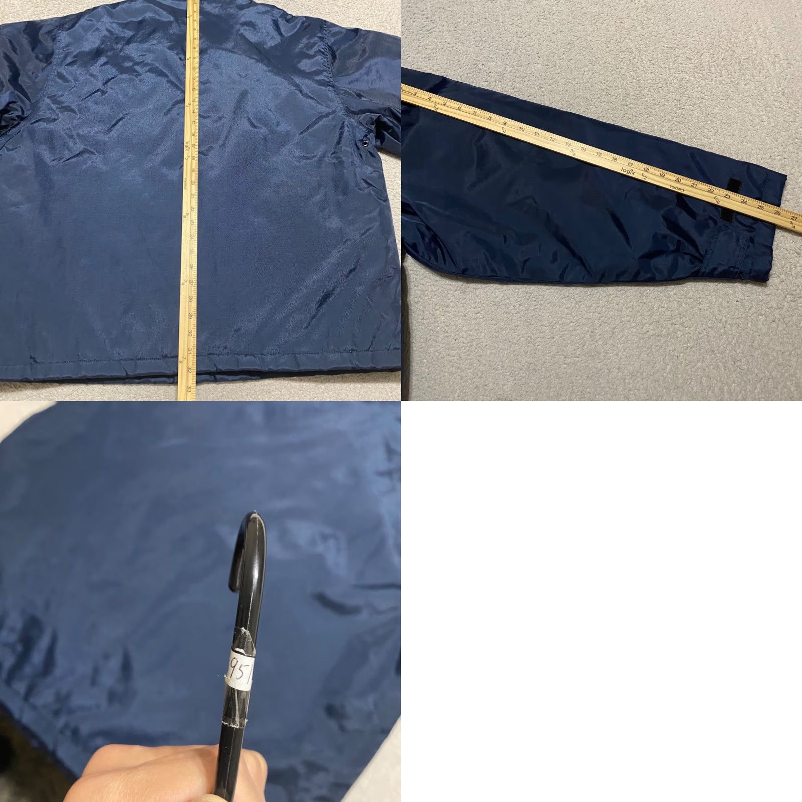 Dickies Dickies Jacket Mens XL Navy Full Zip Quilted Lined Nylon Pockets Work Outdoor Size US XL / EU 56 / 4 - 8 Thumbnail
