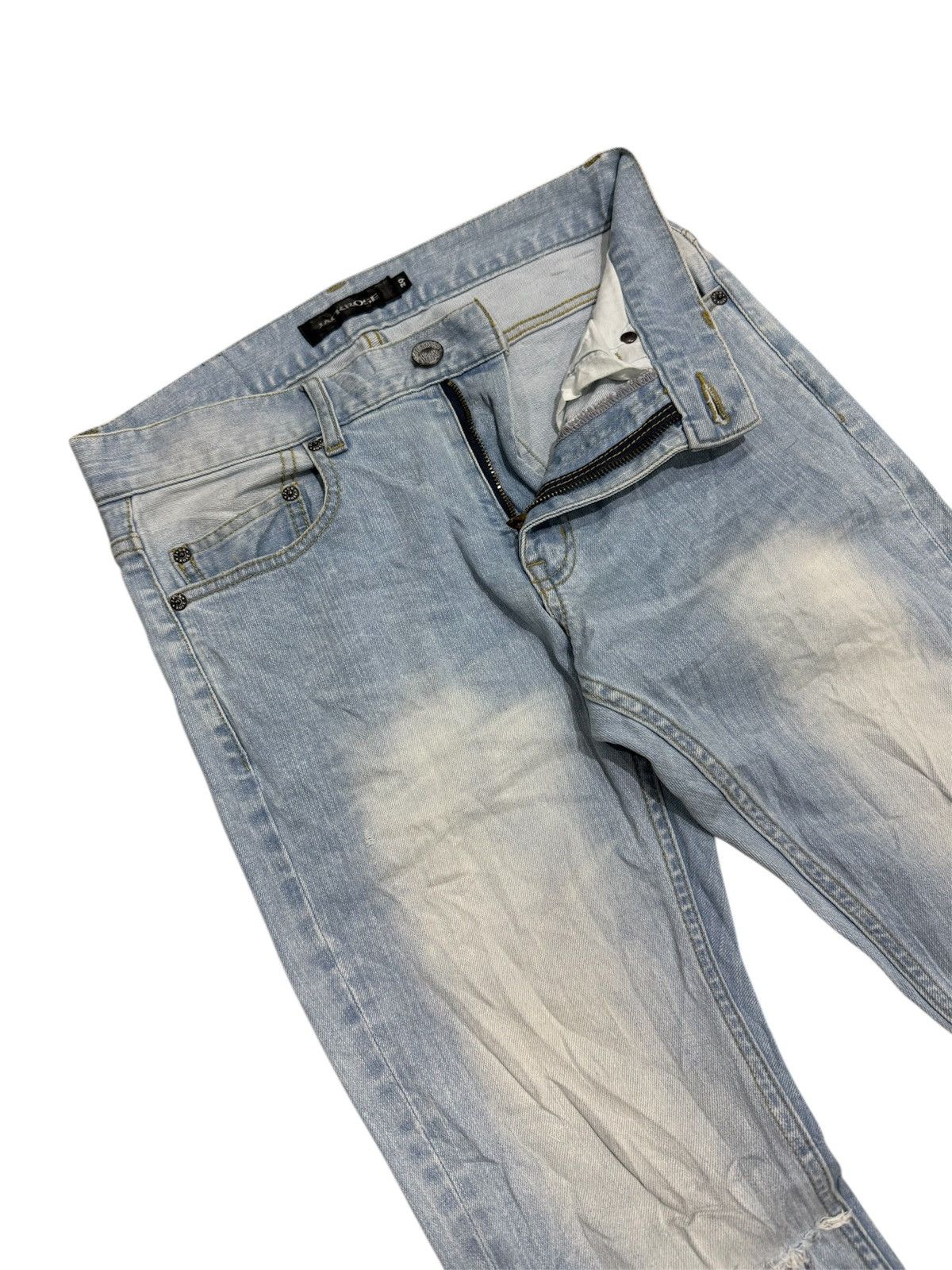 JACKROSE JACKROSE DISTRESSED JEANS Size US 29 - 3 Thumbnail