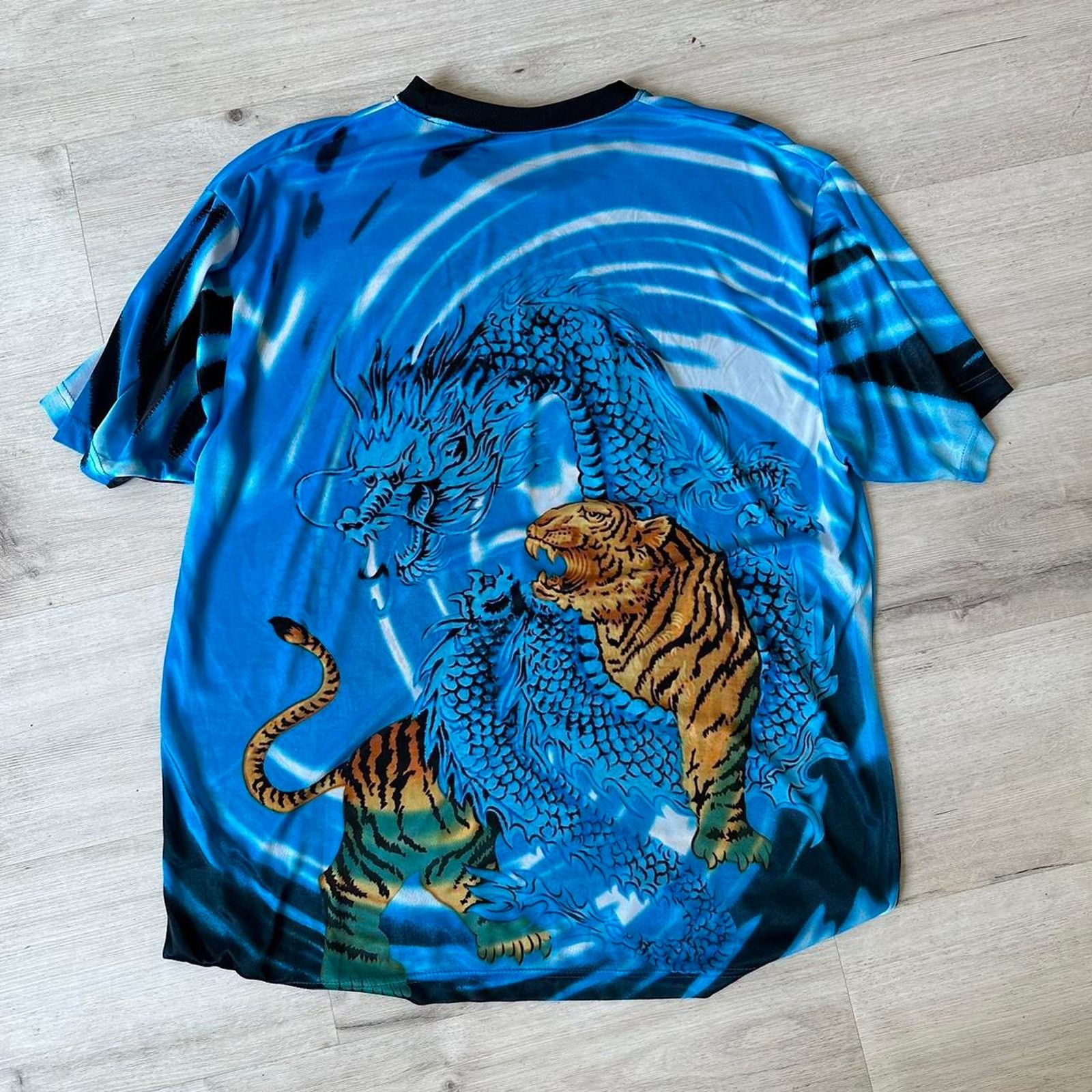 Vintage Vintage 00s No Boundaries Tattoo Jersey Shirt Top Size US XL / EU 56 / 4 - 4 Thumbnail