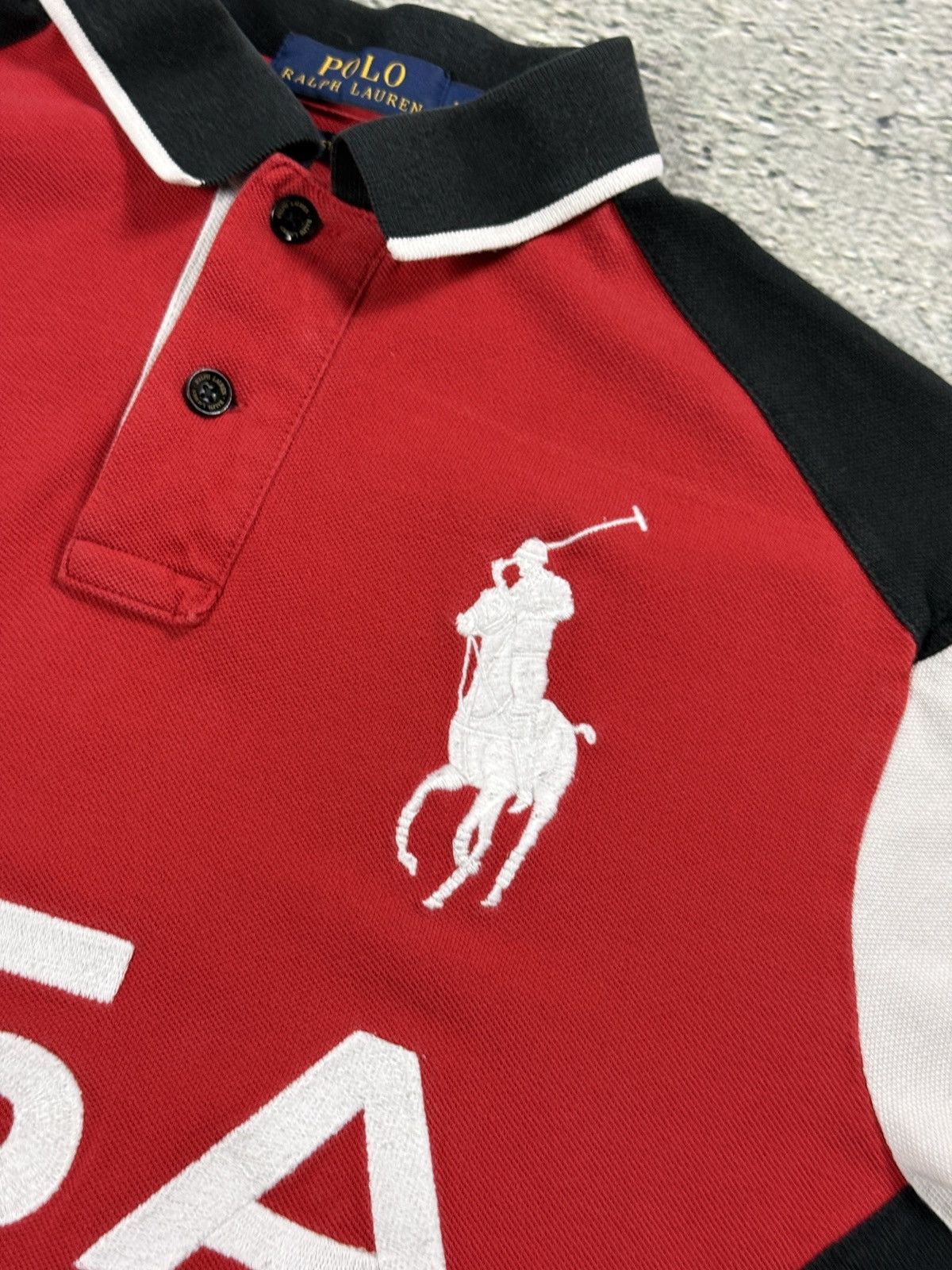 Ralph Lauren Chief Keef Polo Ralph Lauren red USA big pony Size US M / EU 48-50 / 2 - 4 Thumbnail