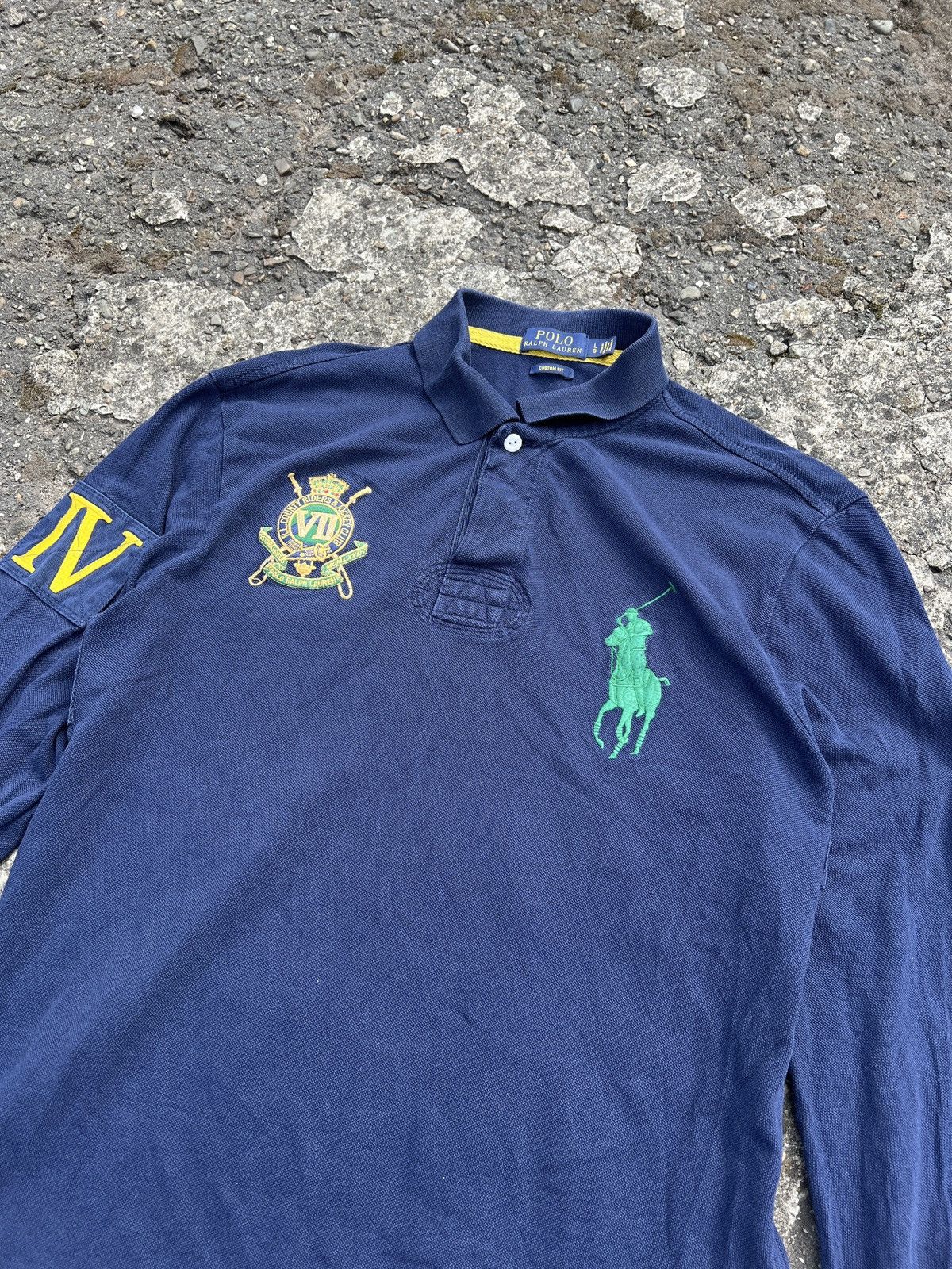 Polo Ralph Lauren Ralph Lauren Big Logo Y2K rugby long sleeve polo size L Size US L / EU 52-54 / 3 - 4 Thumbnail