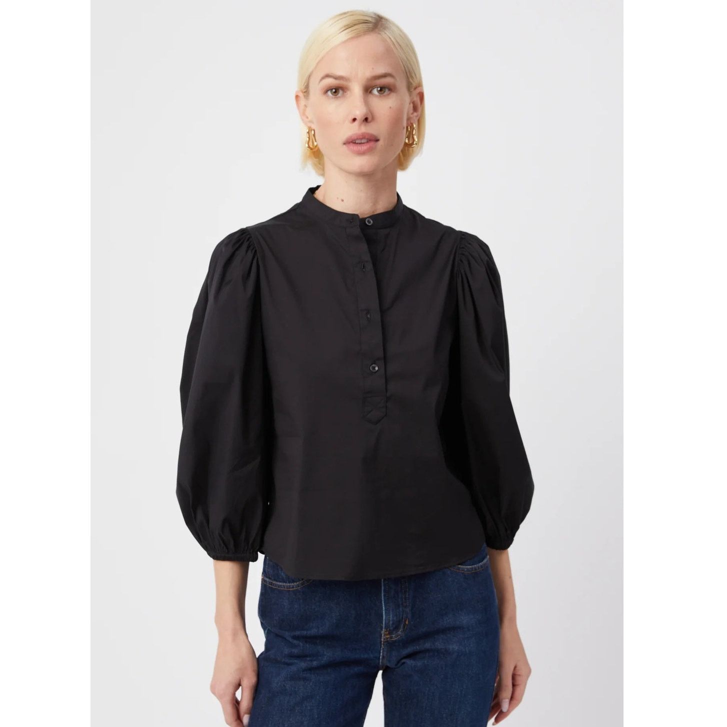 Other THE SHIRT by Rochelle Behrens Balloon Sleeve Blouse Medium Size M / US 6-8 / IT 42-44 - 3 Thumbnail