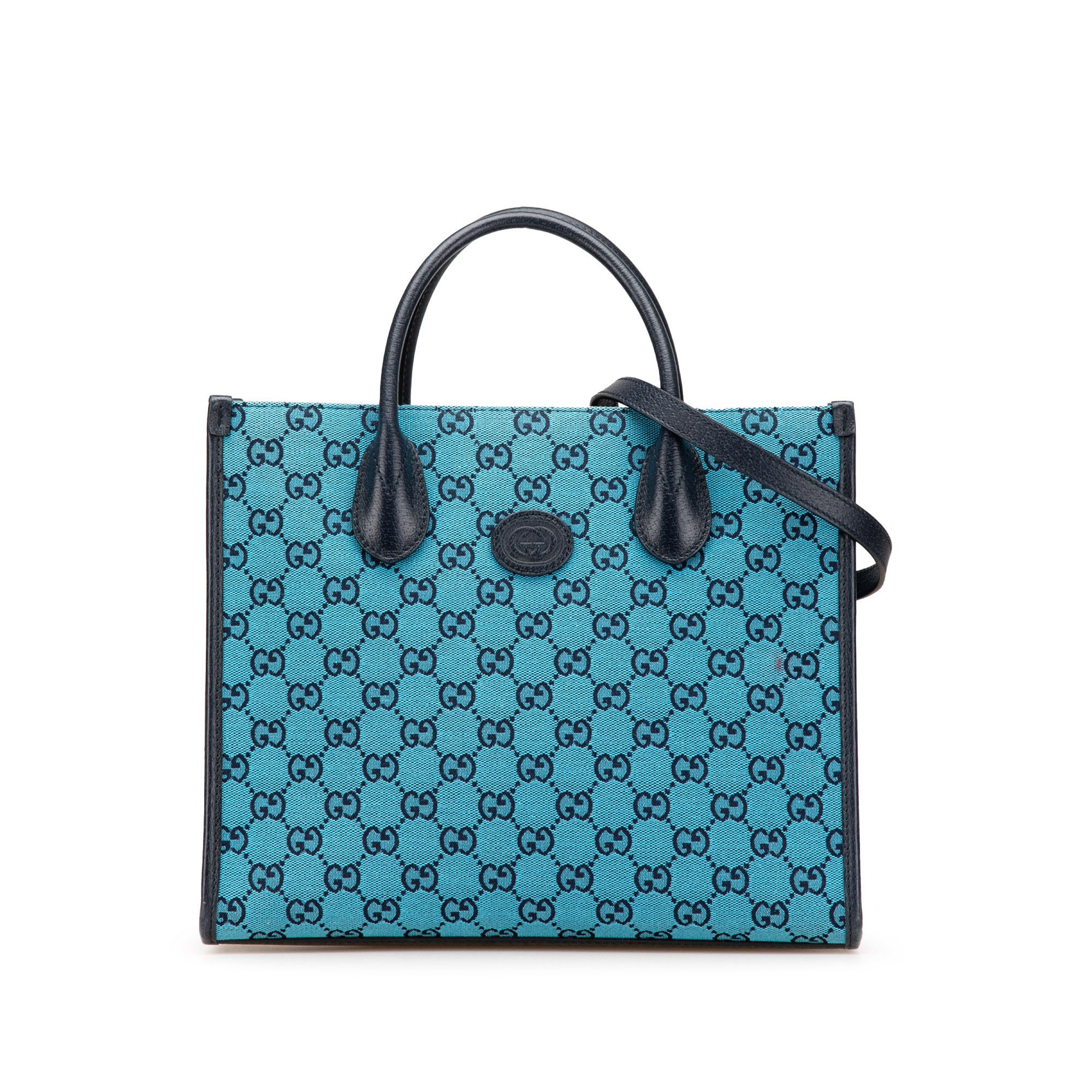 Gucci Gucci Small GG Canvas Interlocking G Tote Size ONE SIZE - 1 Thumbnail