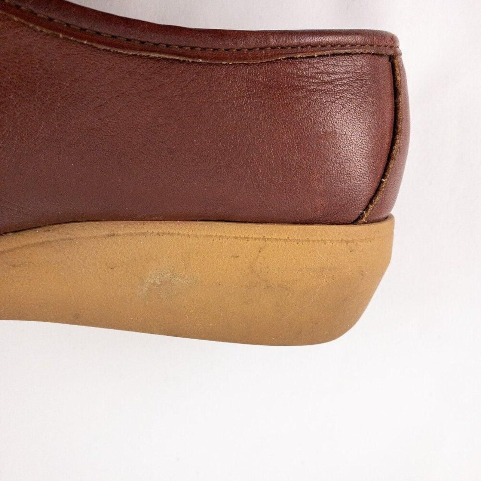 DUKE + DEXTER Dexter Vintage Brown Handmade Leather Shoes Womens 7.5 Size US 7.5 / IT 37.5 - 6 Thumbnail