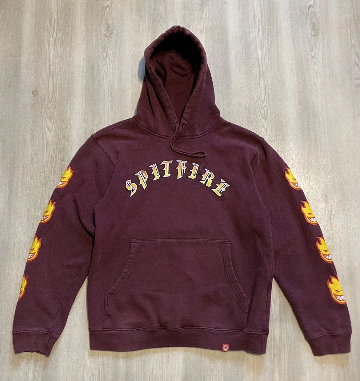 Spitfire Vintage Spitfire Pullover Flame Hoodie Mens Small Size US S / EU 44-46 / 1 - 2 Thumbnail