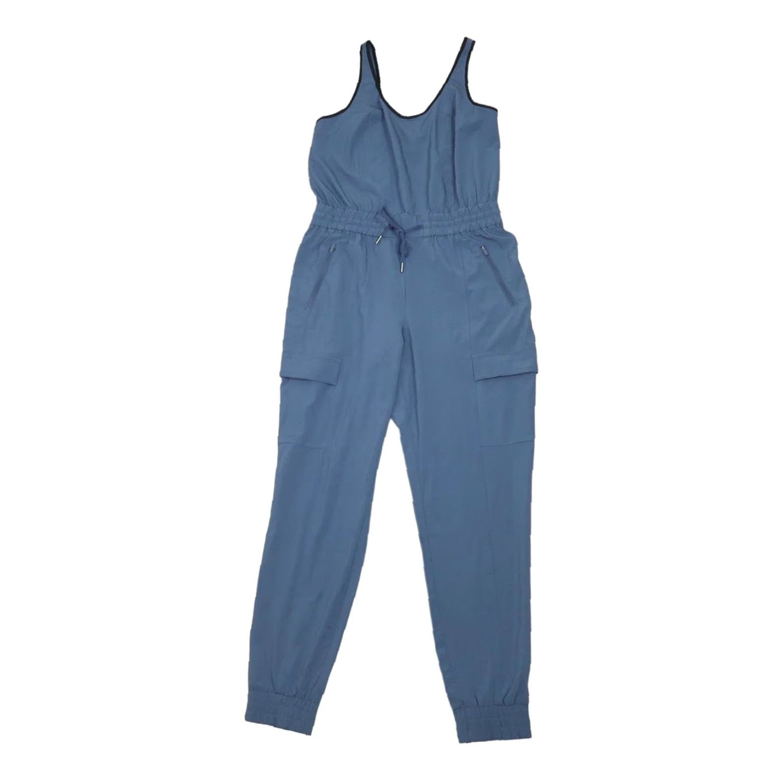 Athleta Athleta Unbound Jumpsuit Shirt Womens Small Iron Blue Navy Sleeveless Activewear One-Piece Solid 56 Inseam Fashion Sportswear Size 28" / US 6 / IT 42 - 3 Thumbnail