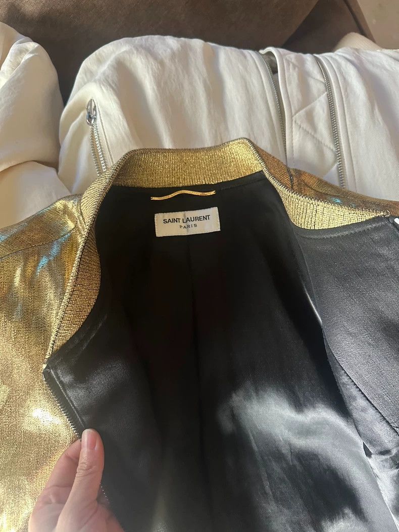 Saint Laurent Paris Saint Laurent Paris Golden runway jacket-2506 Size US S / EU 44-46 / 1 - 7 Thumbnail