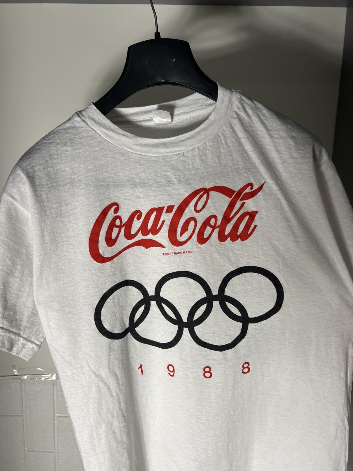 Coca Cola × Vintage VERY RARE COCA COLA OLYMPIC GAME 1988 DESIGNER T-SHIRT Y2K Size US M / EU 48-50 / 2 - 5 Thumbnail