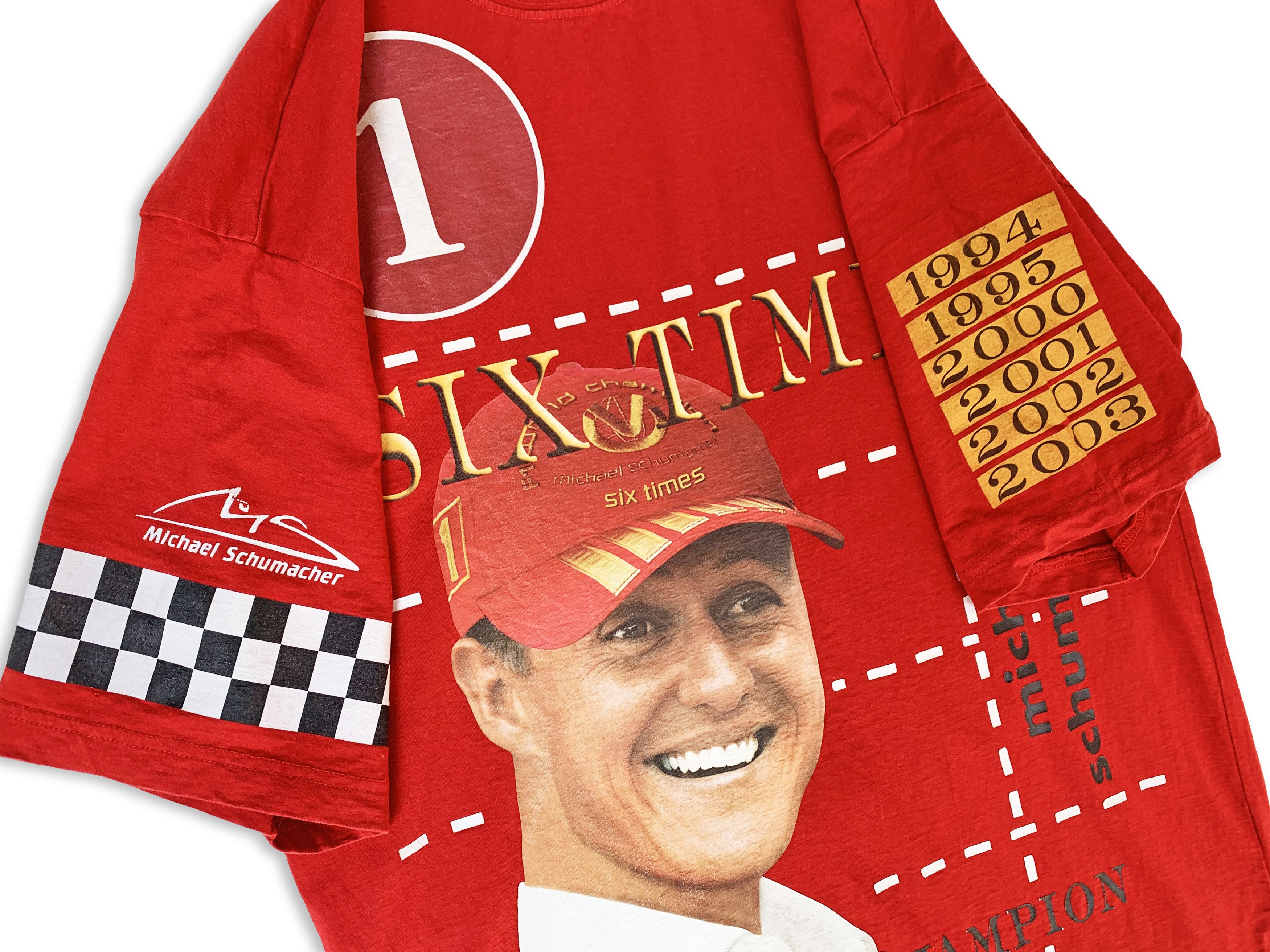 Ferrari Vintage 2003 MICHAEL SCHUMACHER T shirt Y2K F1 Ferrari Tee Size US M / EU 48-50 / 2 - 5 Thumbnail