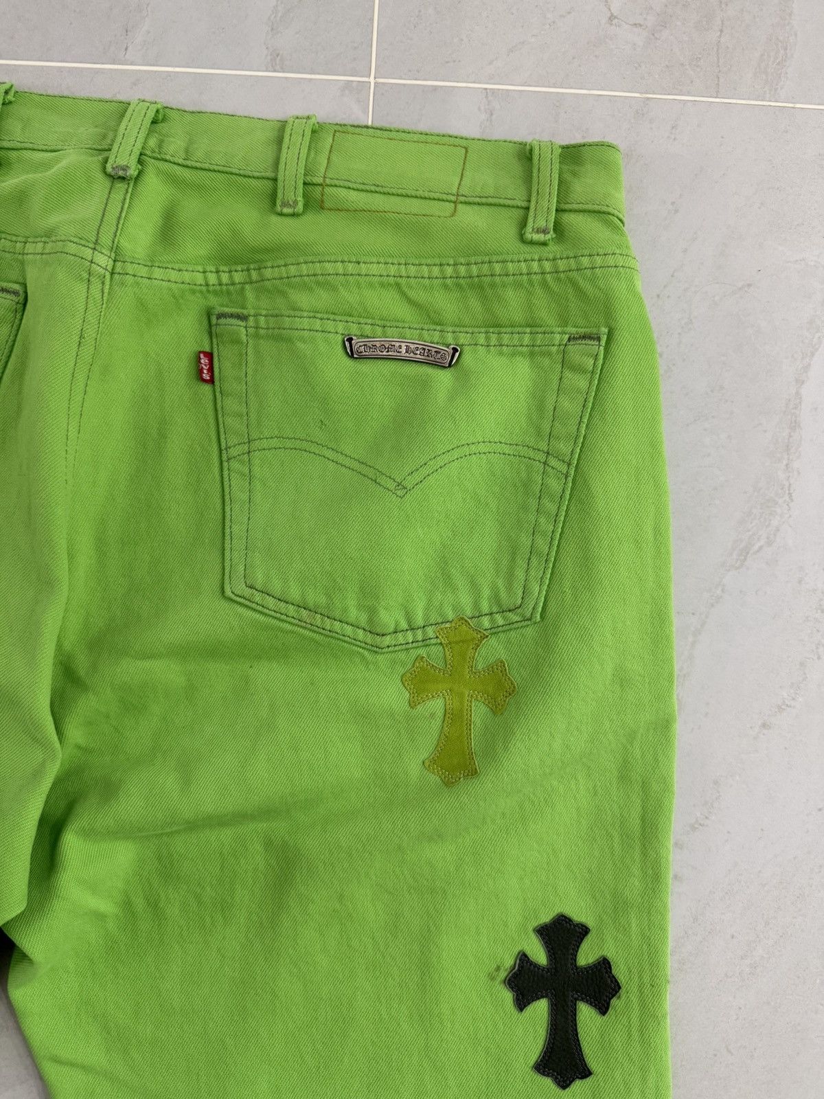 Chrome Hearts Chrome Hearts Sex Record Slime Green Levis Sz.40 Size US 40 / EU 56 - 10 Thumbnail