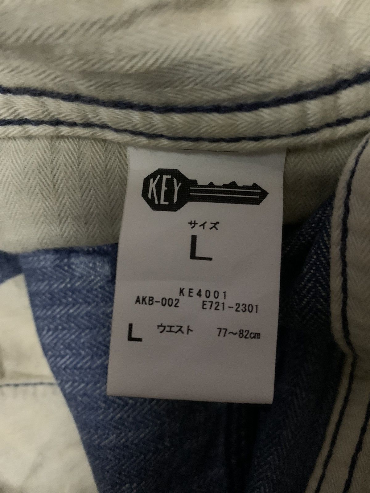 Vintage 💥Vintage Key Hickory Stripe Carpenter Pant Size US 35 - 8 Thumbnail