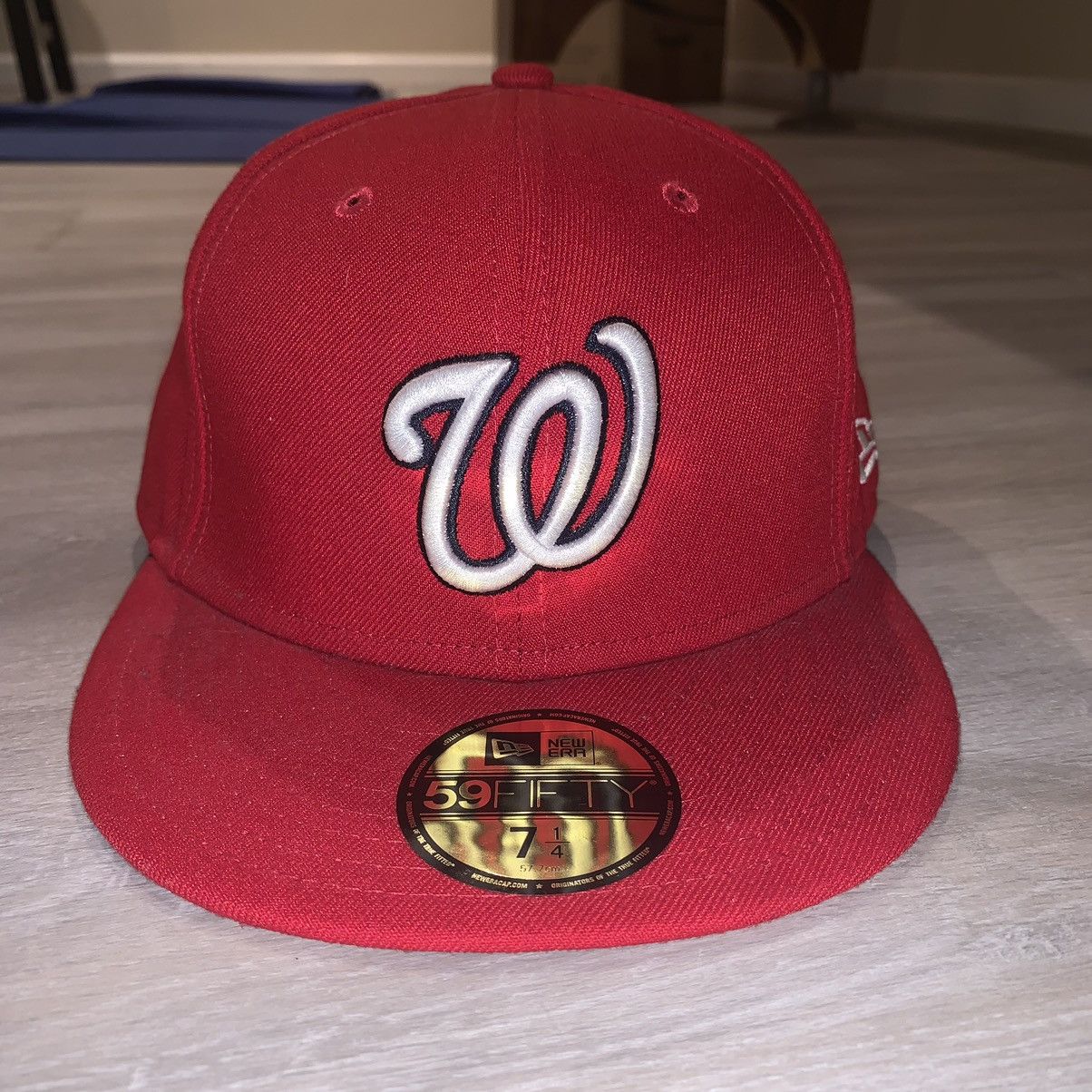 New Era Washington Nationals New Era Fitted Red Hat Size ONE SIZE - 1 Thumbnail