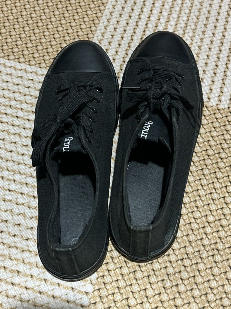 Ground Y SS21 Ground Y Yohji Yamamoto Low Top Black Sneakers Size US 10 / EU 43 - 11 Thumbnail