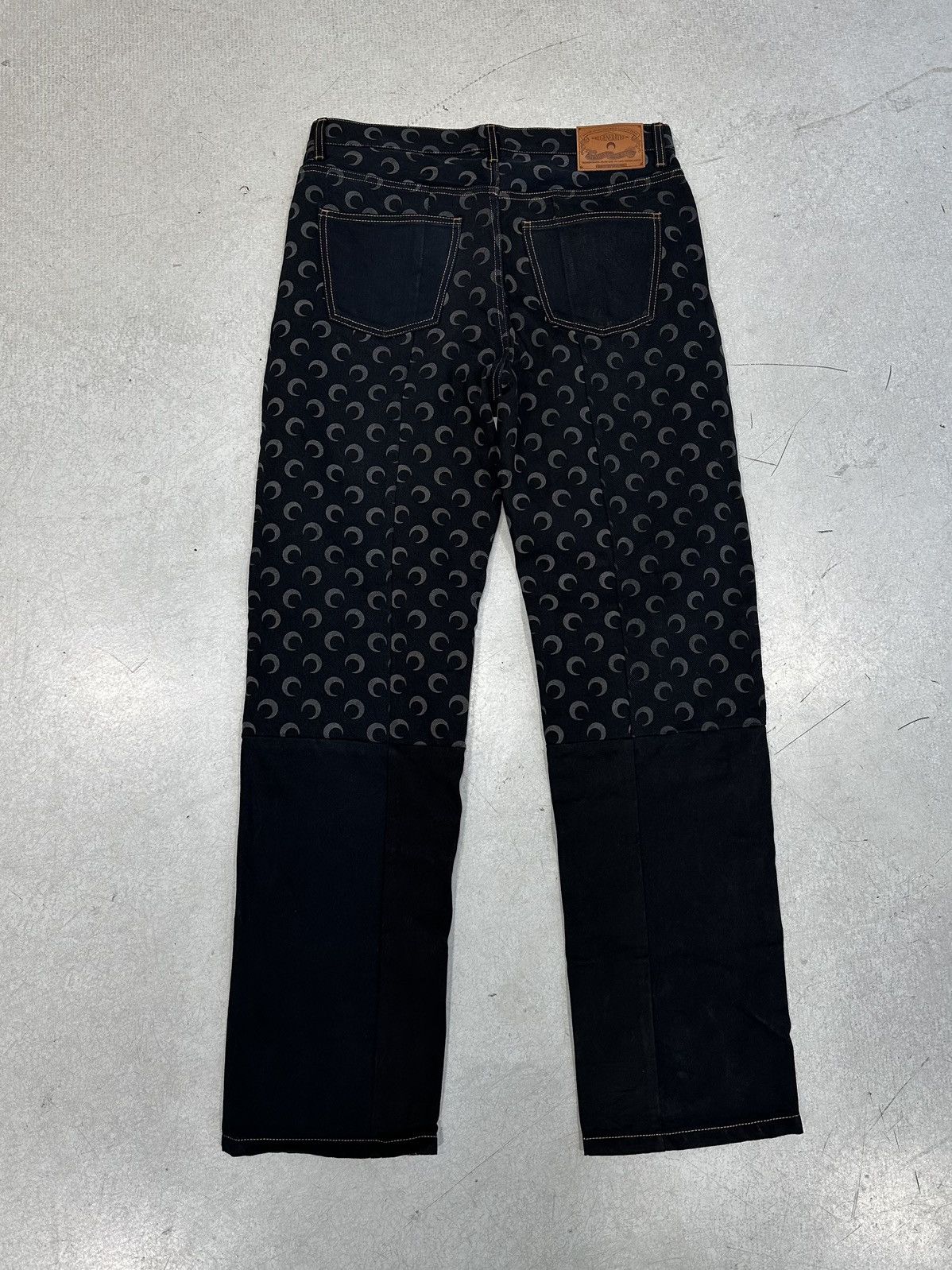Marine Serre Marine Serre Denim Black Size US 42 / EU 58 - 2 Thumbnail