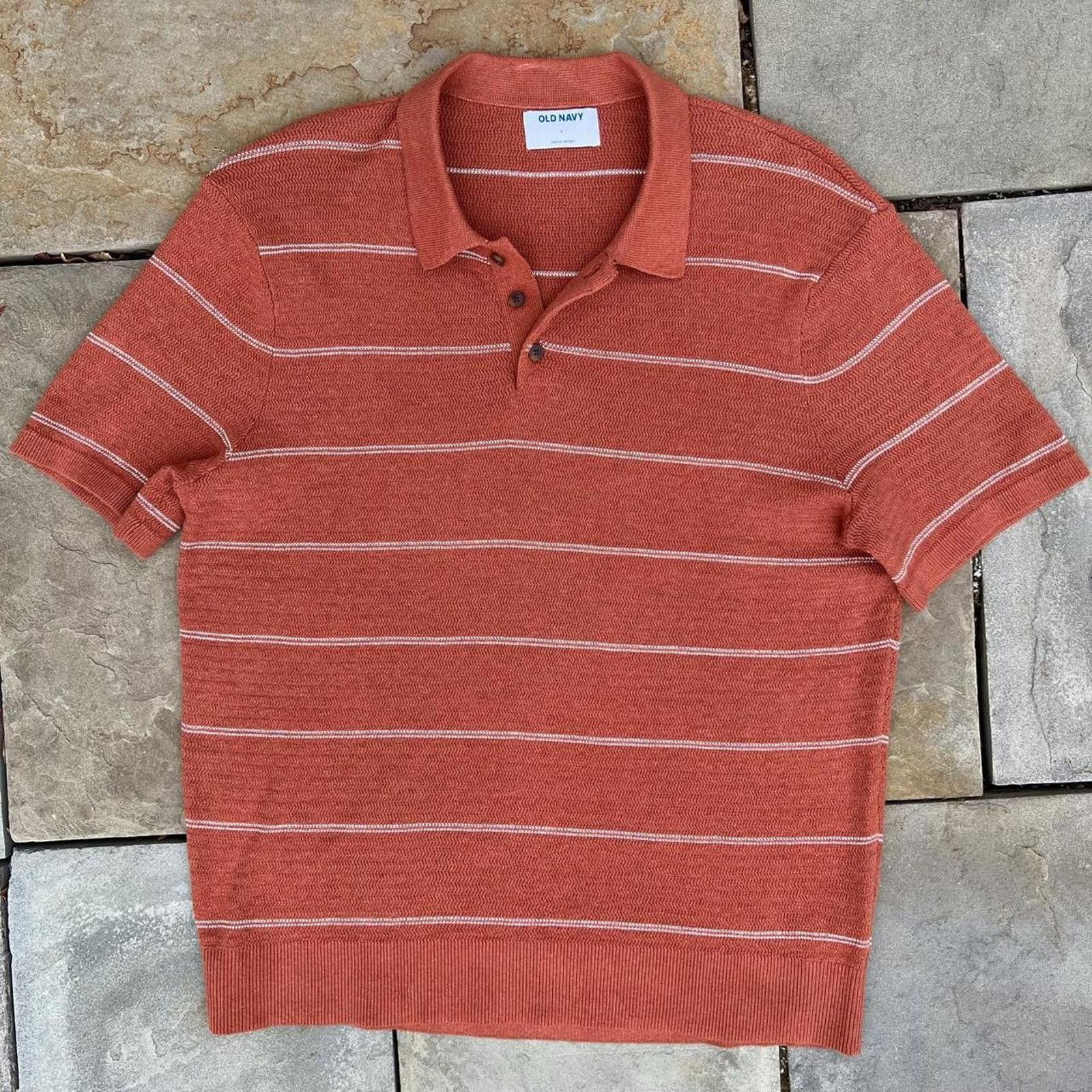 Old Navy Old Navy Men's Orange and White Jumper Size US L / EU 52-54 / 3 - 1 Thumbnail