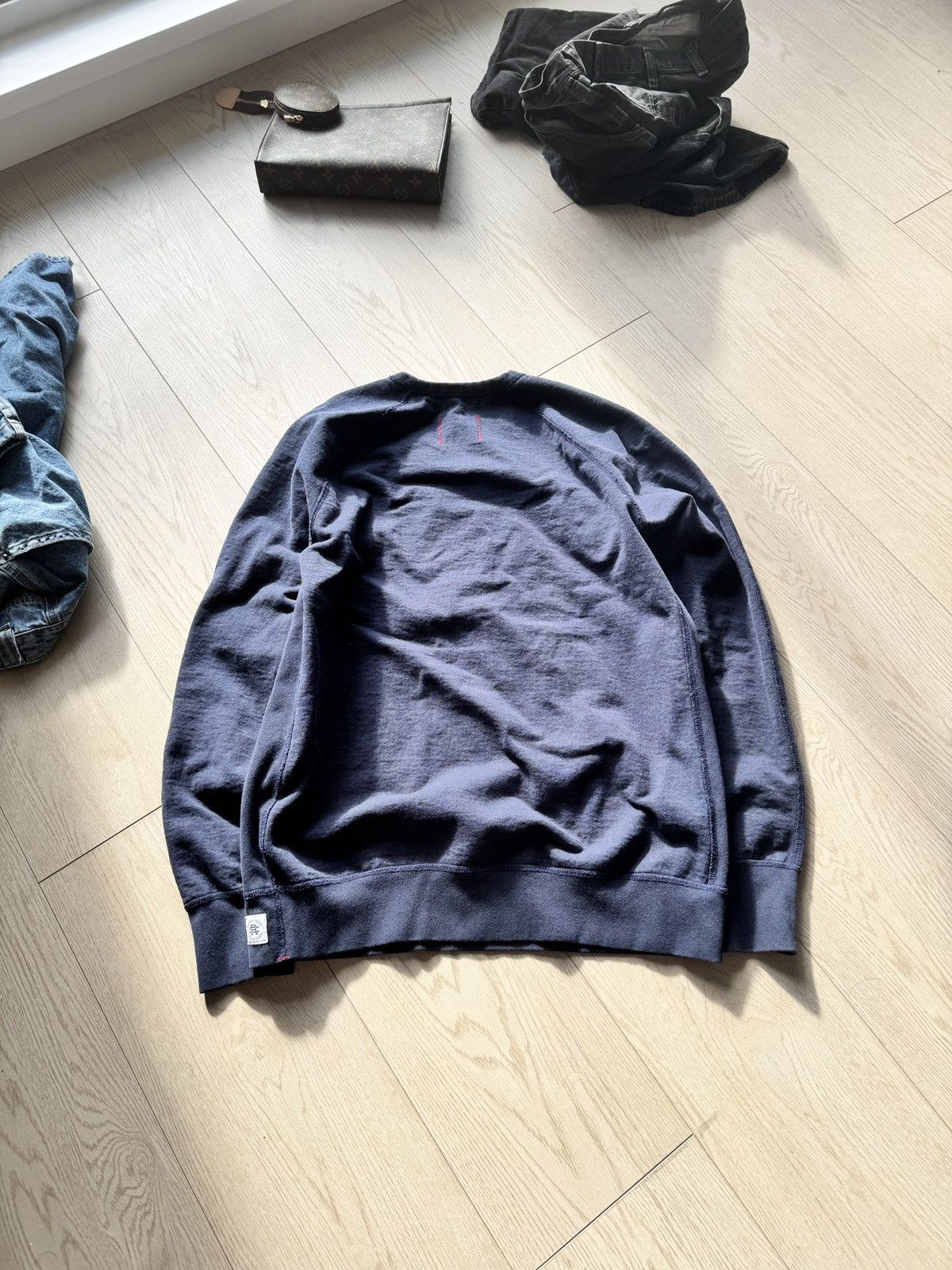 Club Monaco CLUB MONACO COLLAB HOODIE WTH FADED CHEST PRINT TOO Size US L / EU 52-54 / 3 - 3 Thumbnail