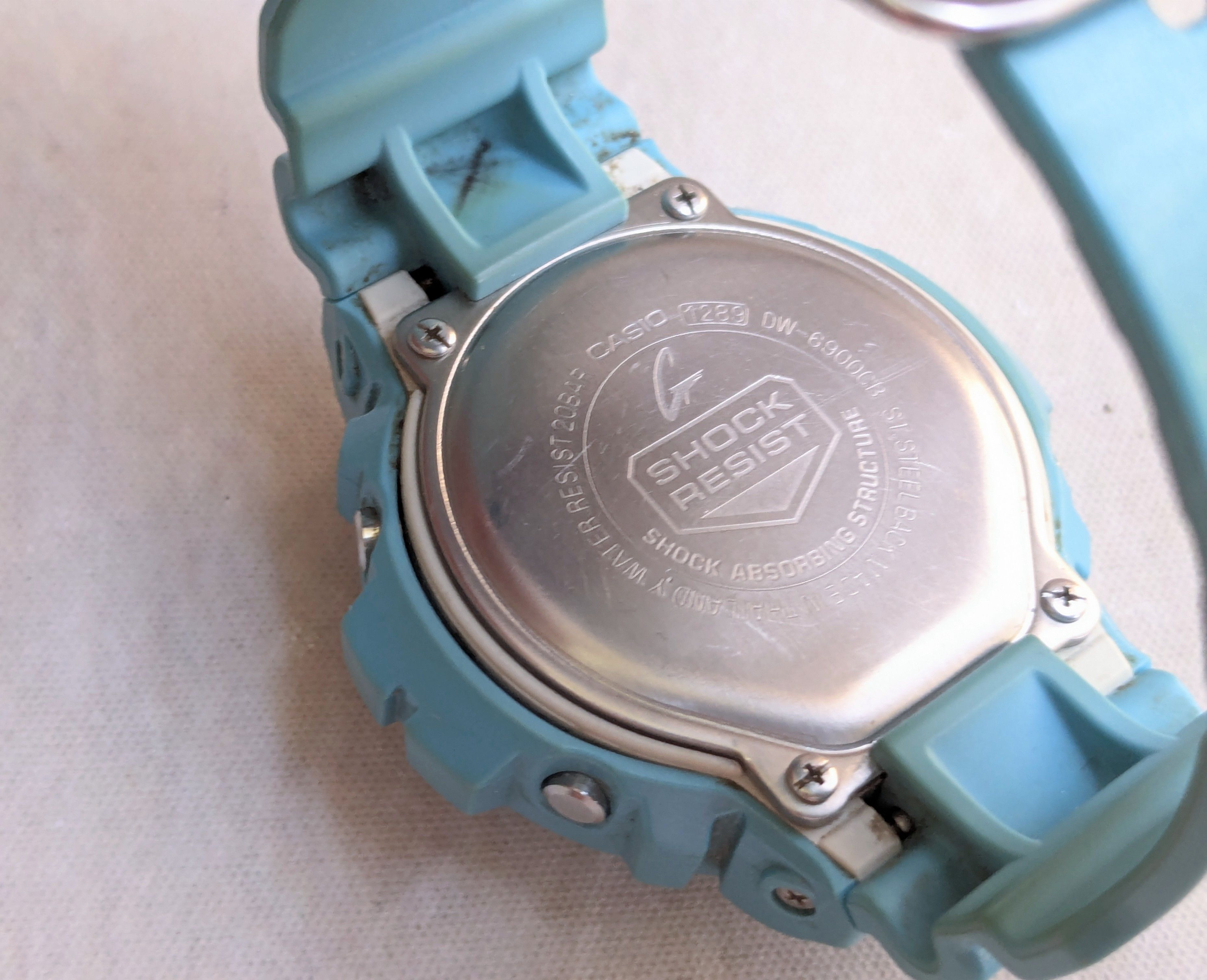 Casio Casio G-shock Watch DW6900 Blue Turquoise Purple Size ONE SIZE - 8 Thumbnail