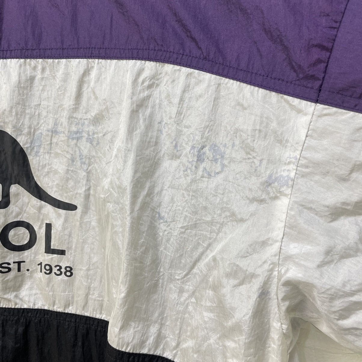 Japanese Brand × Kangol × Vintage Vintage Kanggol Spell Out Big Logo Light Jacket Size US M / EU 48-50 / 2 - 10 Thumbnail