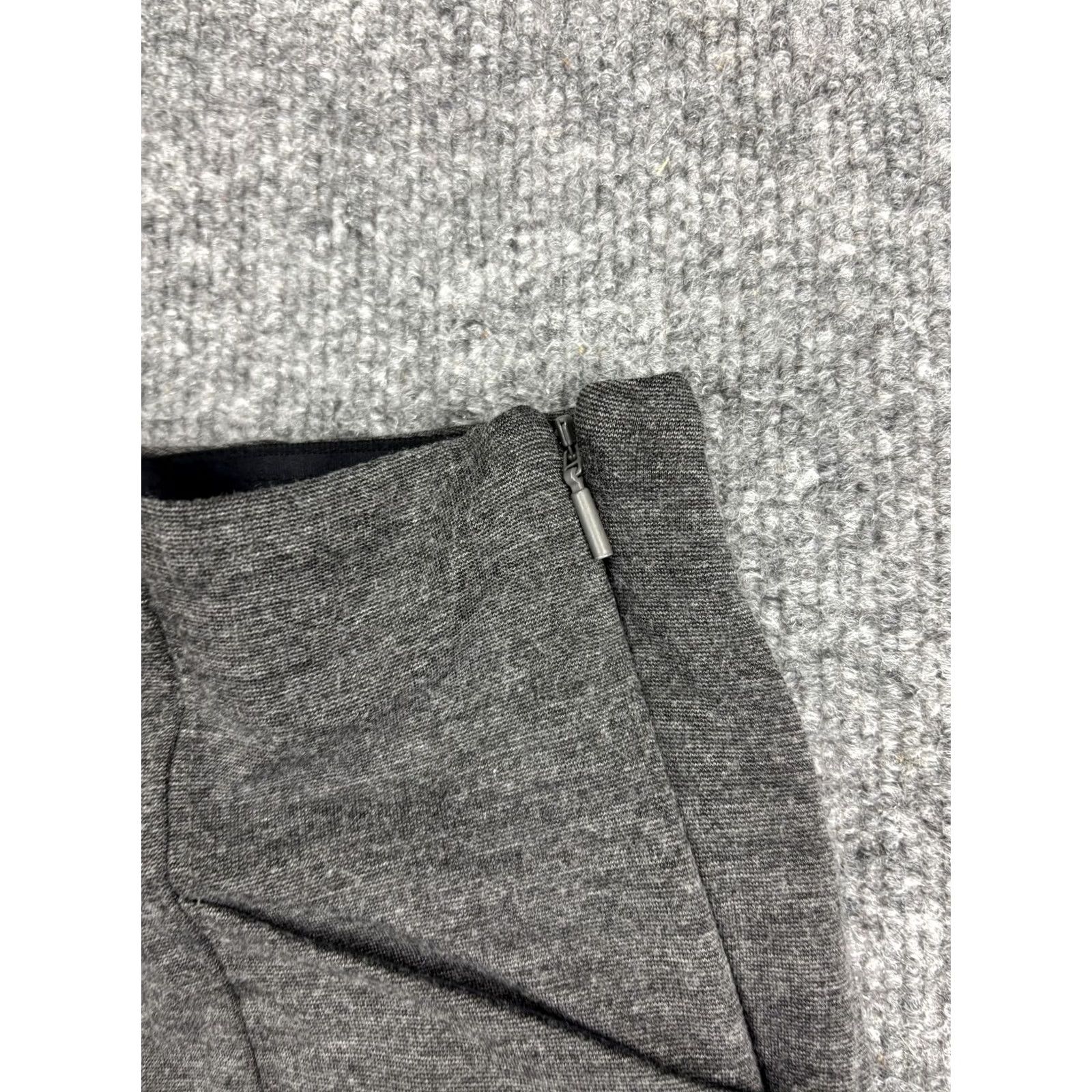 Athleta Athleta Dress Pants Womens 6 Gray Ponte Skinny Leg Stretch Zip Pockets Casual Size 28" / US 6 / IT 42 - 3 Thumbnail