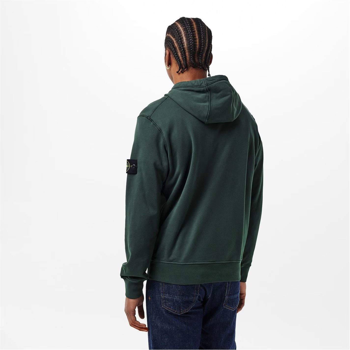 Stone Island o1g2r1mq0526 Heavyweight Fleece Hoodie in Green Size US S / EU 44-46 / 1 - 4 Thumbnail
