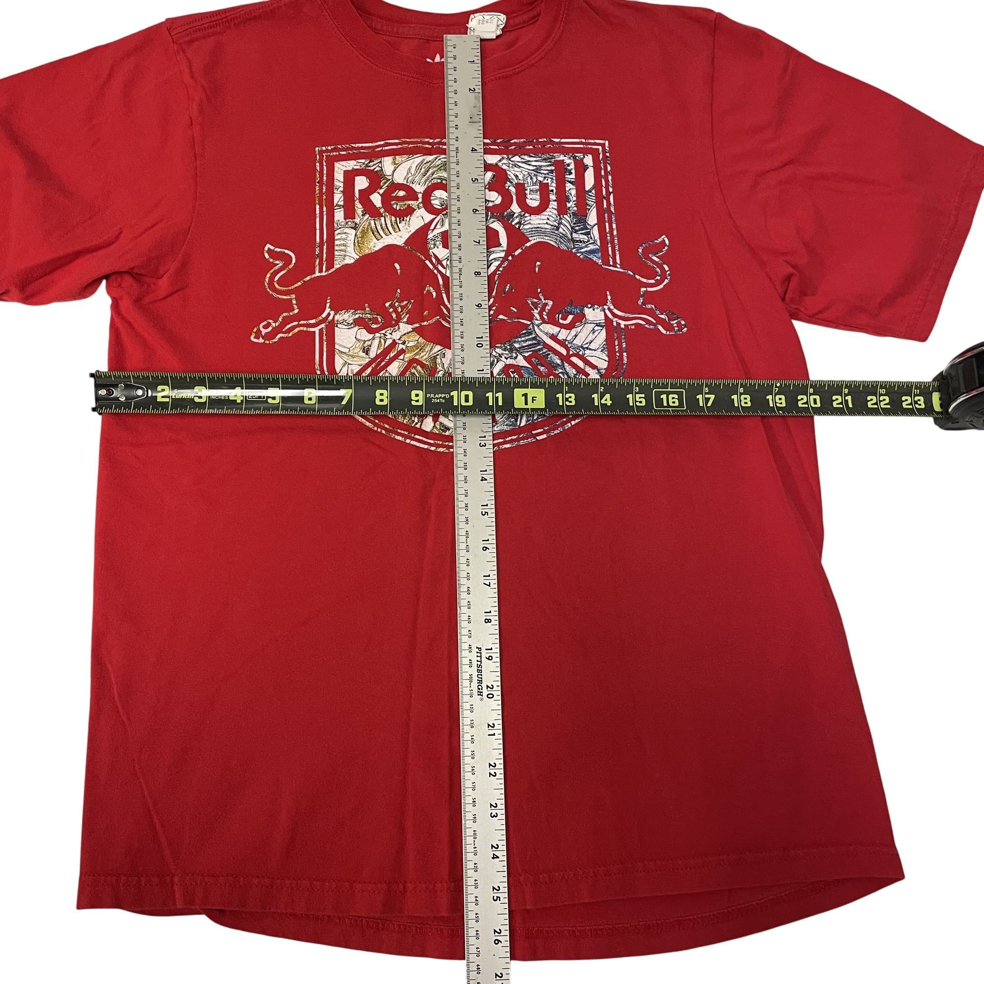 Adidas Vtg Y2K Adidas RED BULL New York Front Back LOGO T Shirt Size US M / EU 48-50 / 2 - 10 Thumbnail