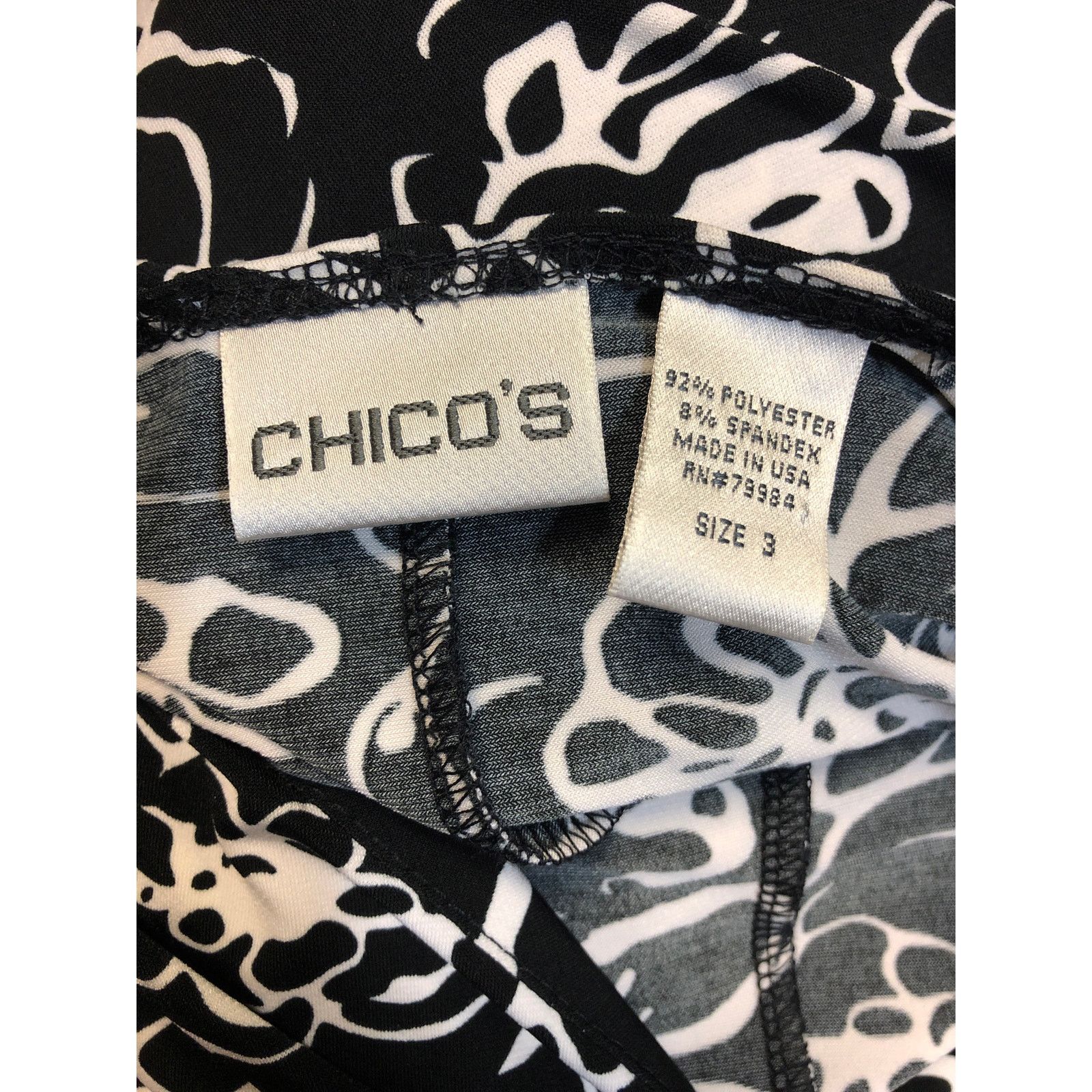 Chicos Women’s Chico’s black and white dress Size XXL / US 16-18 / IT 52-54 - 5 Thumbnail