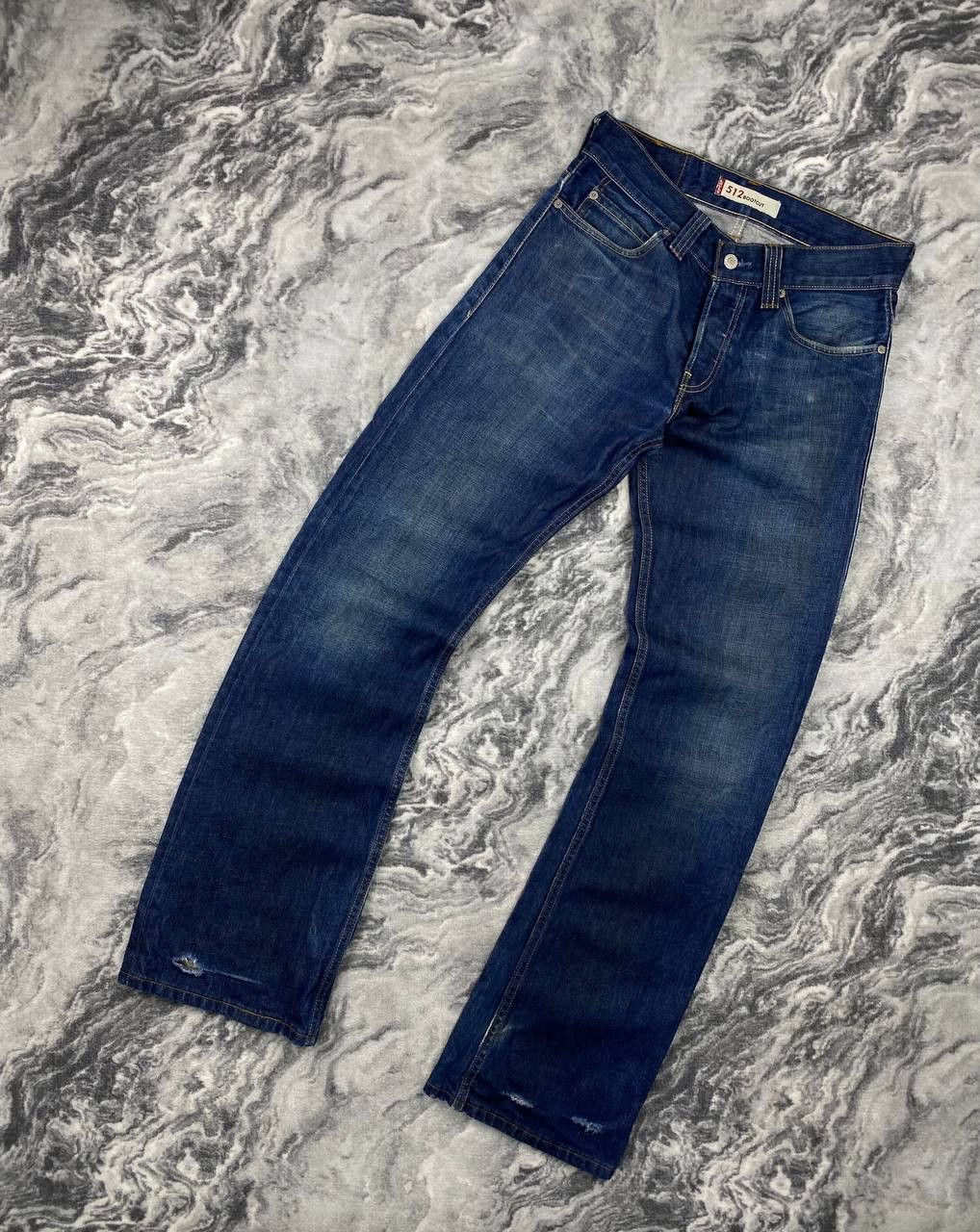 Levi's Levis 512 Bootcut Denim Jeans Size US 31 - 1 Thumbnail