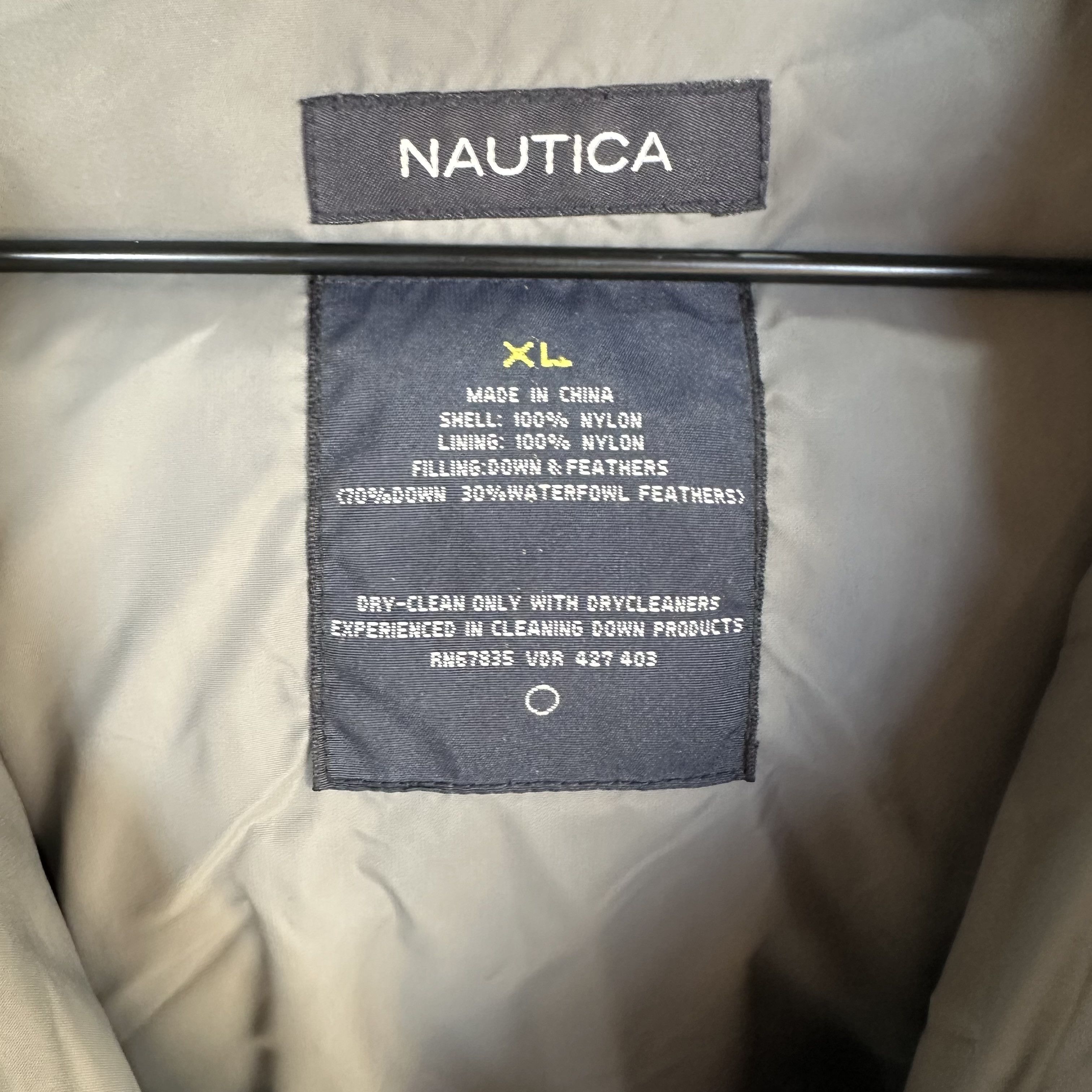 Nautica Vintage Nautica Puffer Jacket Mens XL Black Down Feather Size US XL / EU 56 / 4 - 8 Thumbnail