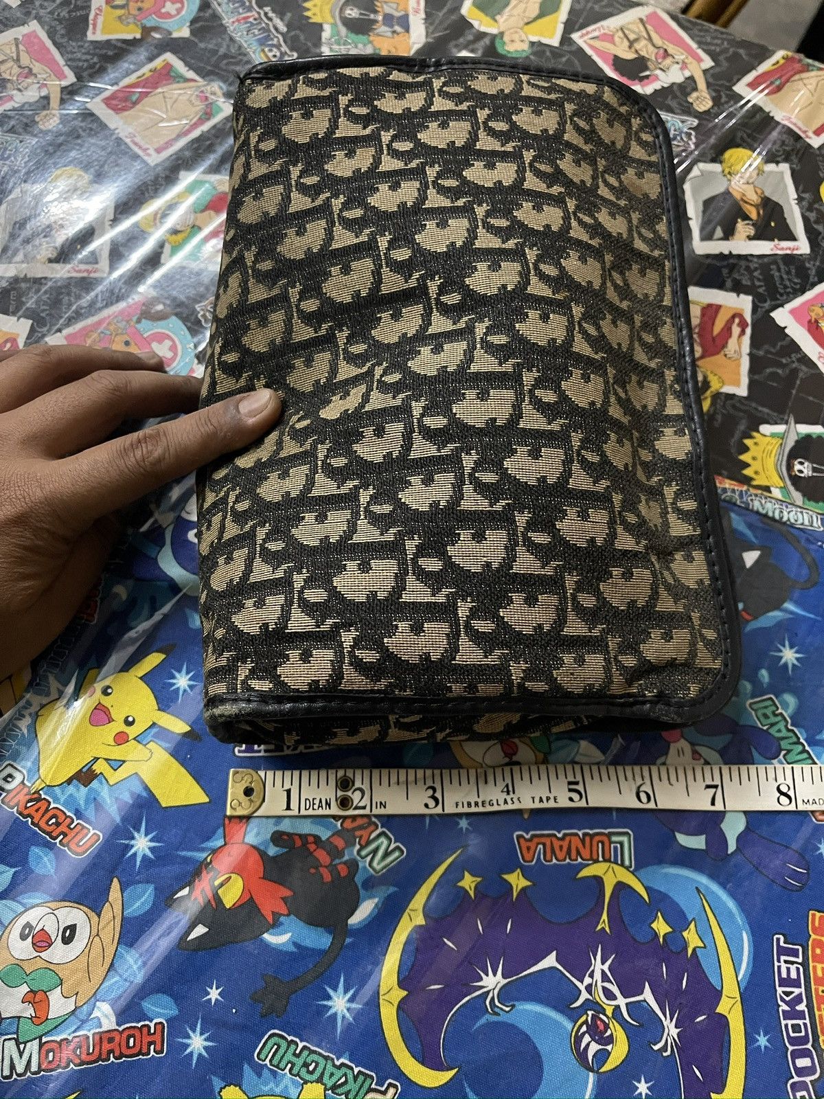 Dior Vintage Christian Dior Trotter monogram canvas clutch Size ONE SIZE - 13 Thumbnail