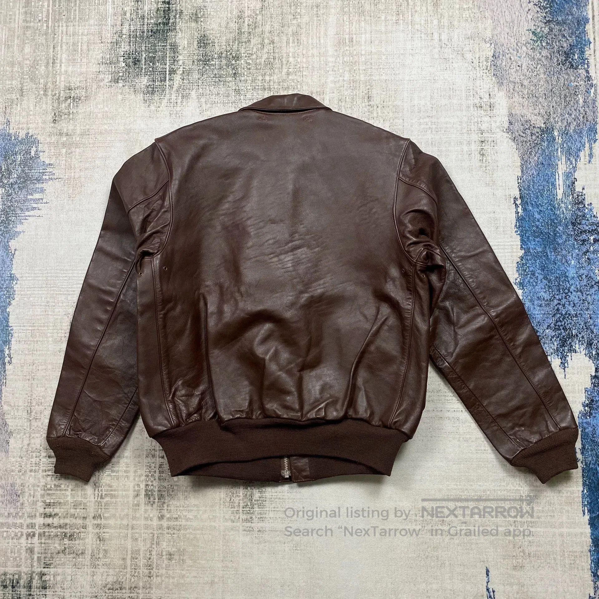 TOYS McCOY TOY MCCOYS A2 Leather Flight Jacket. Size US XXS / EU 40 - 9 Thumbnail