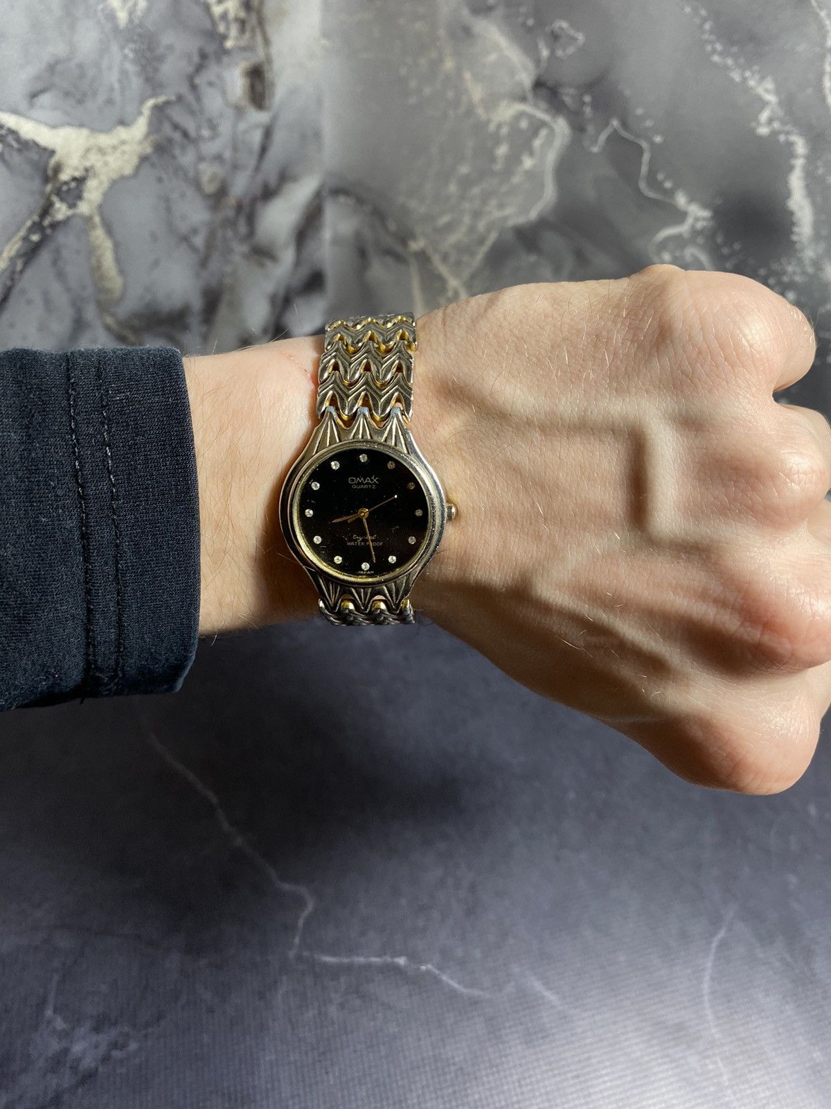 Hysteric Glamour Omax Gold-Tone Vintage Watch, Elegant Design Japanese Brand Size ONE SIZE - 11 Thumbnail