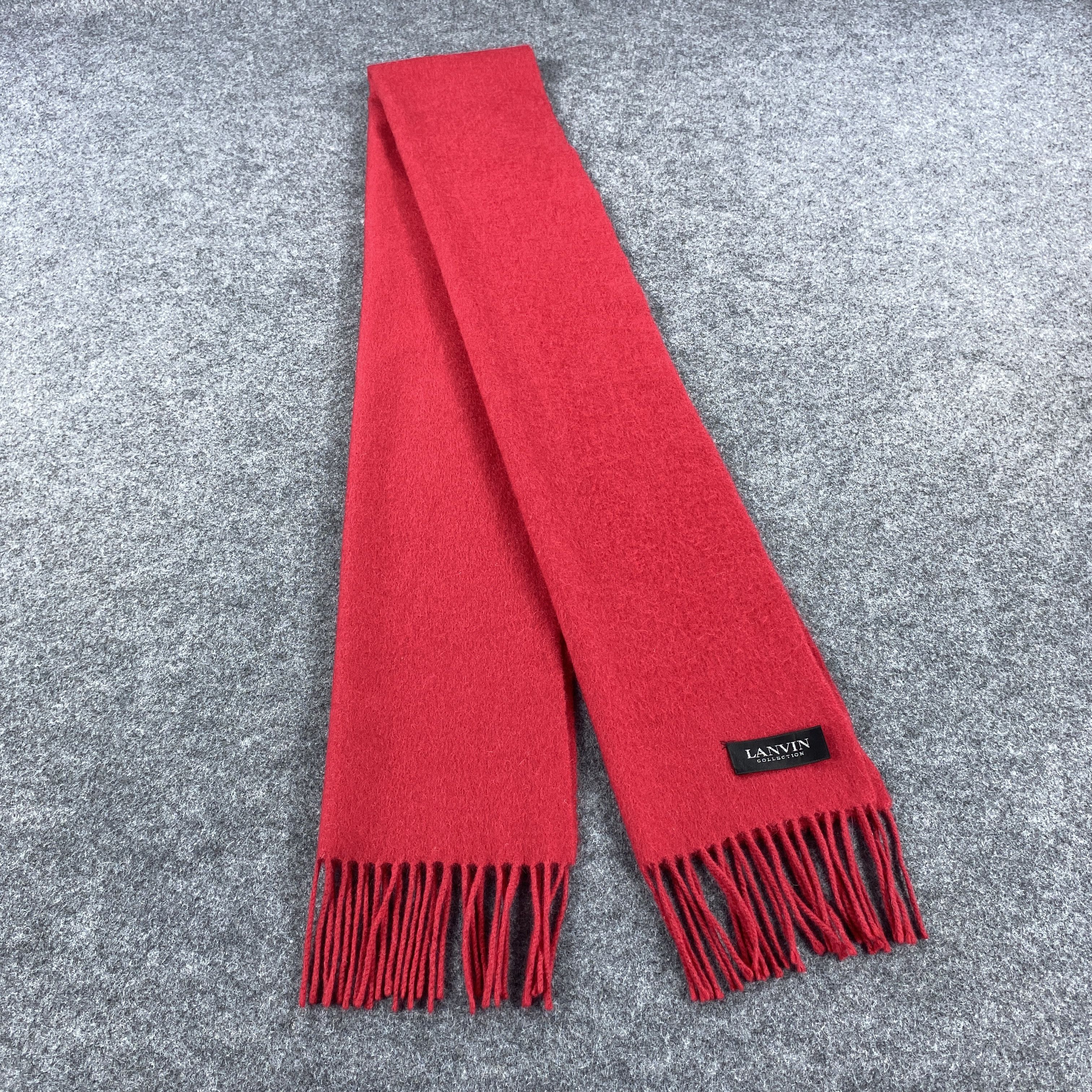 Lanvin × Vintage GF10649 Lanvin Scarf Neck Wear Muffler Nova Check Size ONE SIZE - 1 Thumbnail