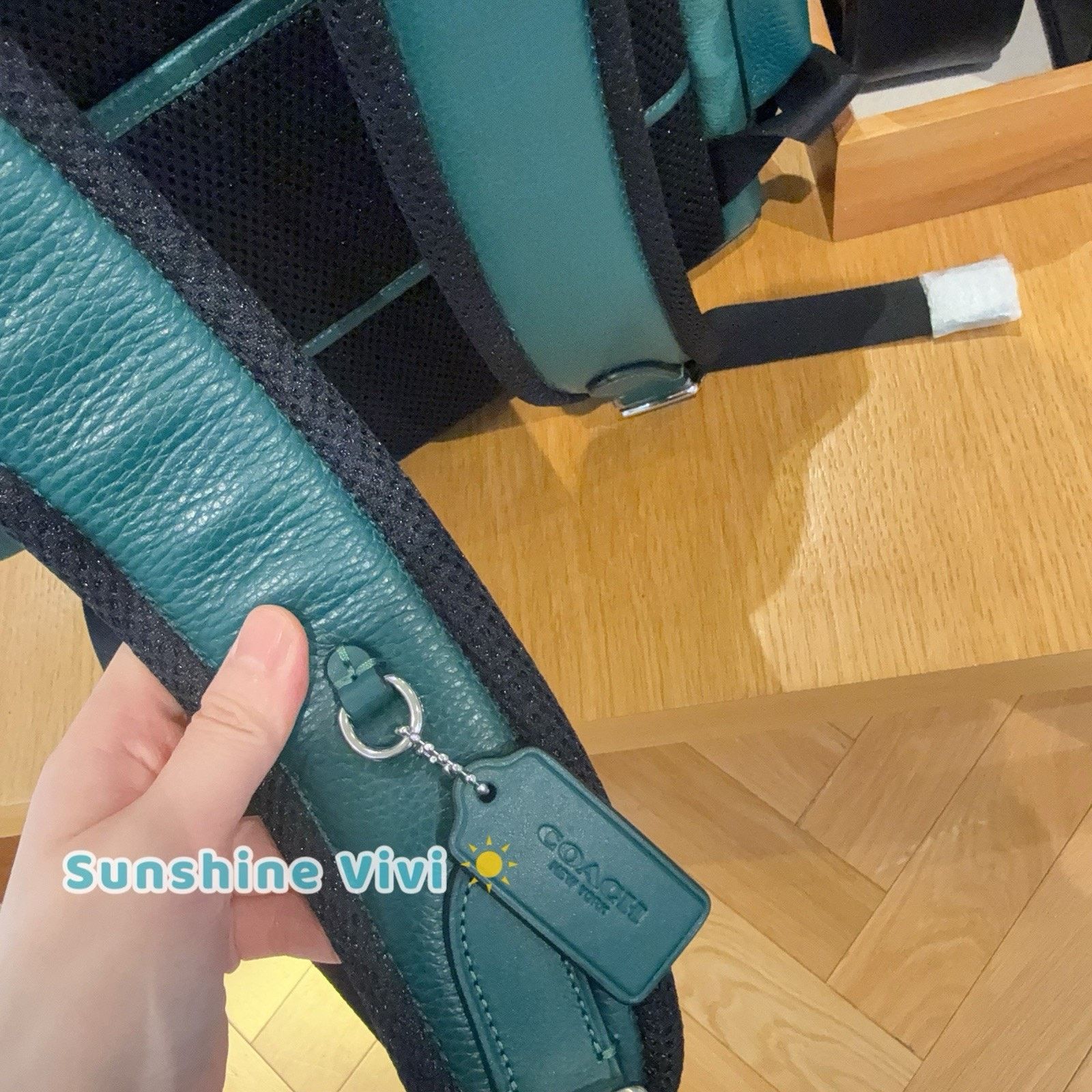 Coach NWT Coach MEN Sprint Backpack Colorblock CBI12 Sea Green Size ONE SIZE - 3 Thumbnail