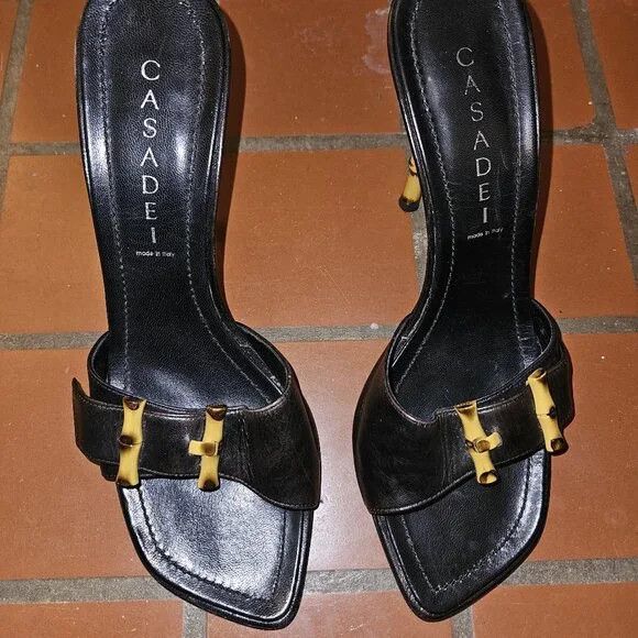 Casadei Casadei Heels w. Bamboo Size US 8 / IT 38 - 1 Thumbnail