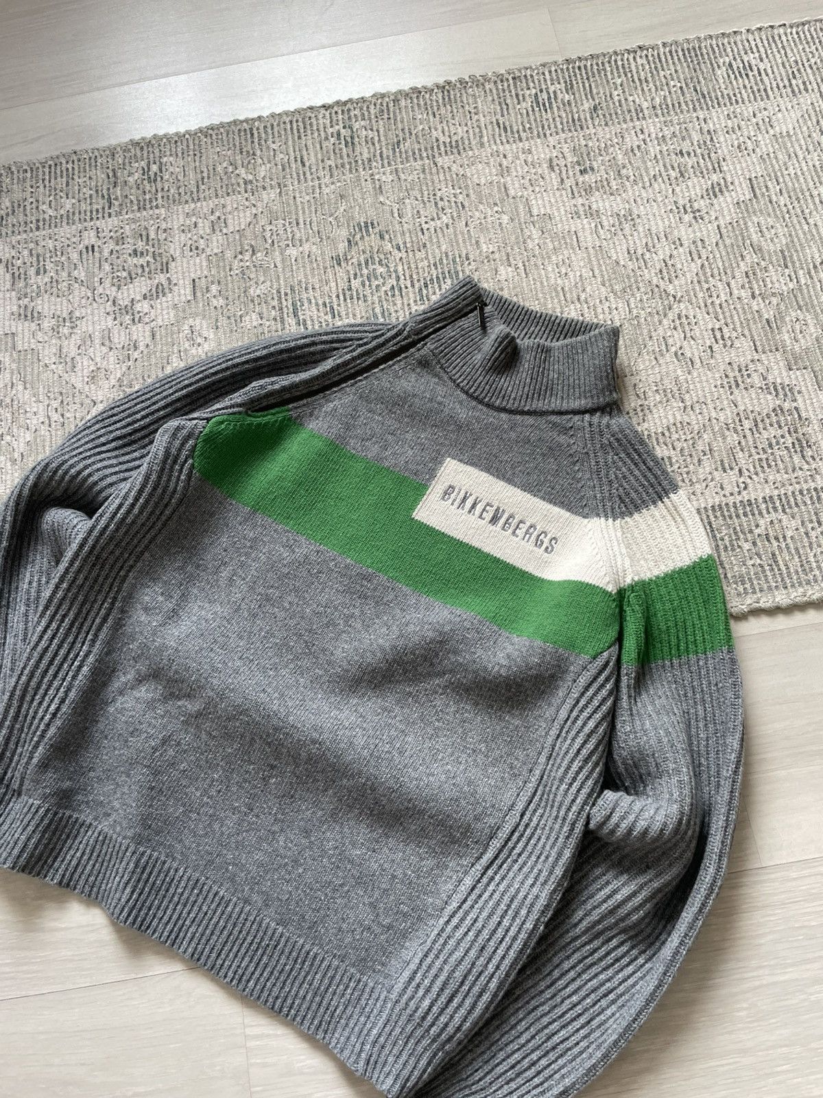 Dirk Bikkembergs Bikkembergs Runway Avant Garde Wool Zip Sweater Size US XL / EU 56 / 4 - 2 Thumbnail