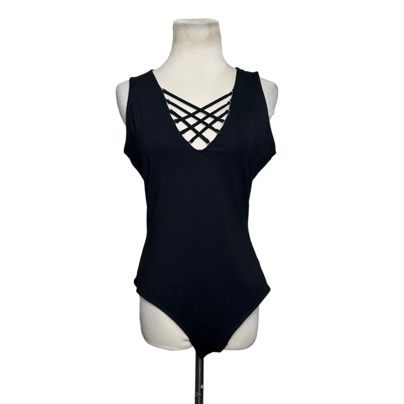 Guess Guess Black Sleeveless Bodysuit size Medium Size M / US 6-8 / IT 42-44 - 1 Thumbnail